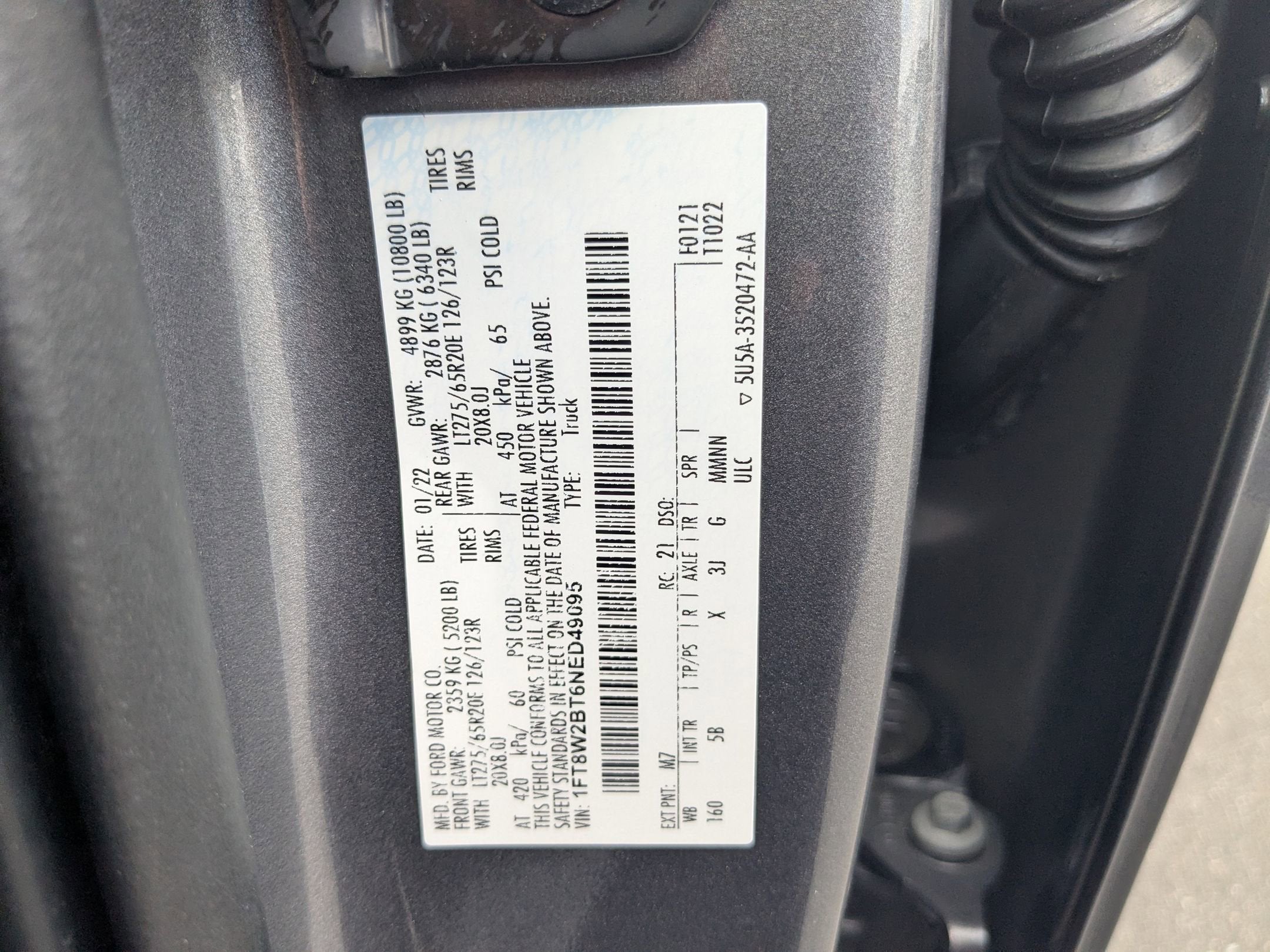 2022 Ford Super Duty F-250 SRW XL