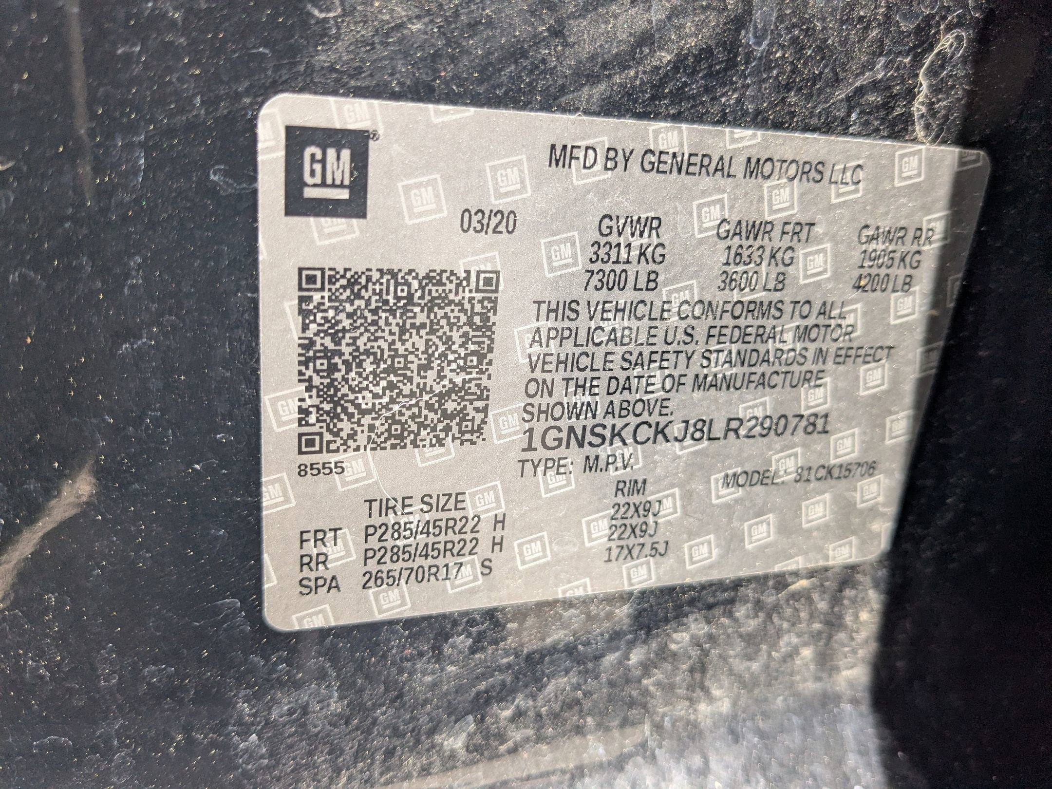 2020 Chevrolet Tahoe Premier