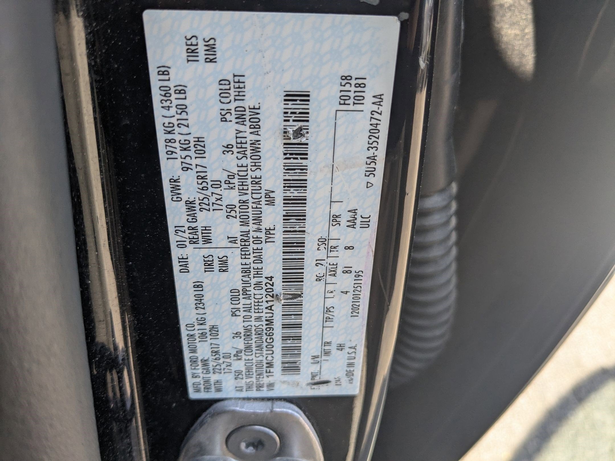 2021 Ford Escape SE