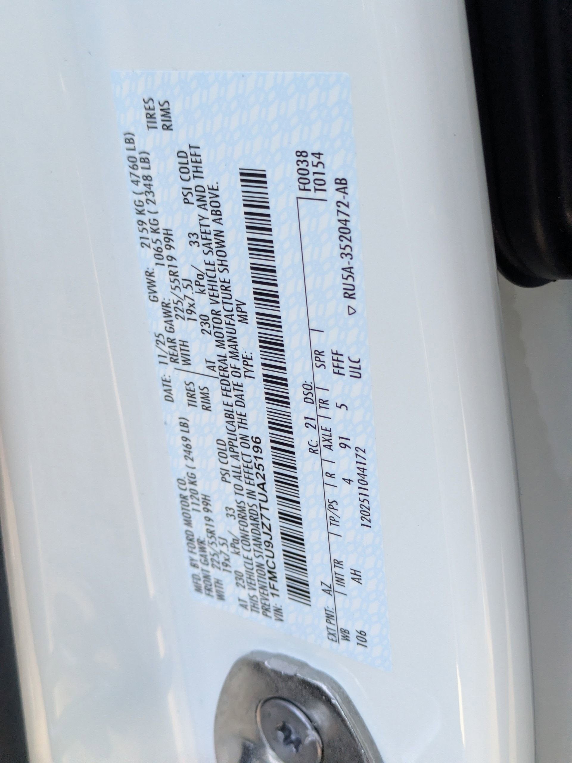 2026 Ford Escape Platinum