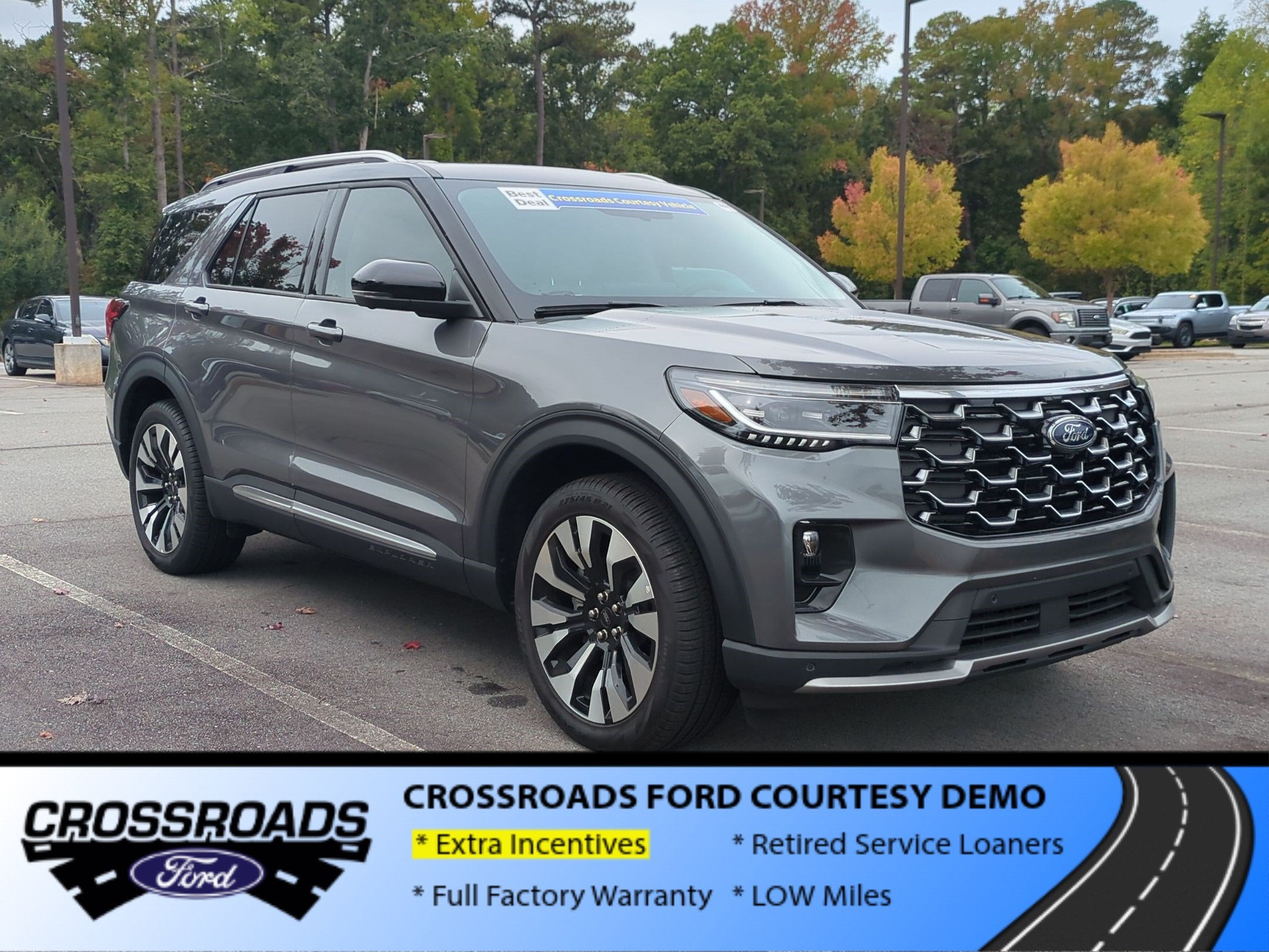 2026 Ford Explorer Platinum - Crossroads Courtesy Demo