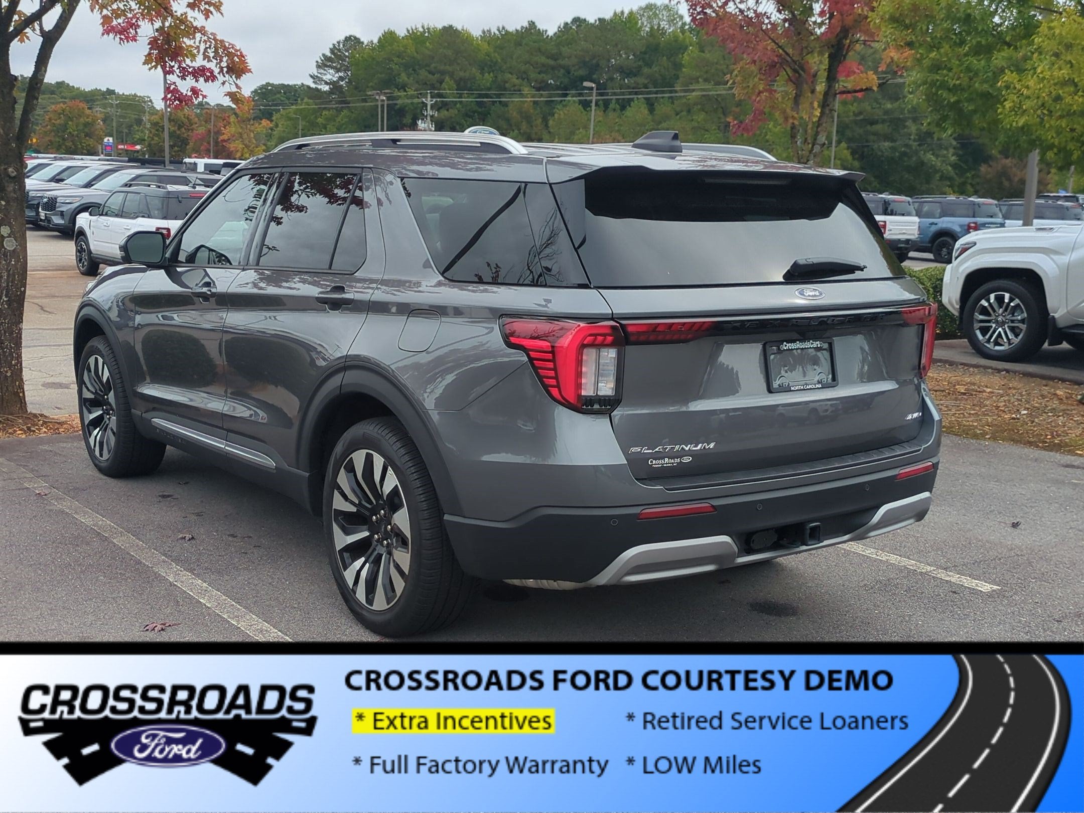 2026 Ford Explorer Platinum - Crossroads Courtesy Demo