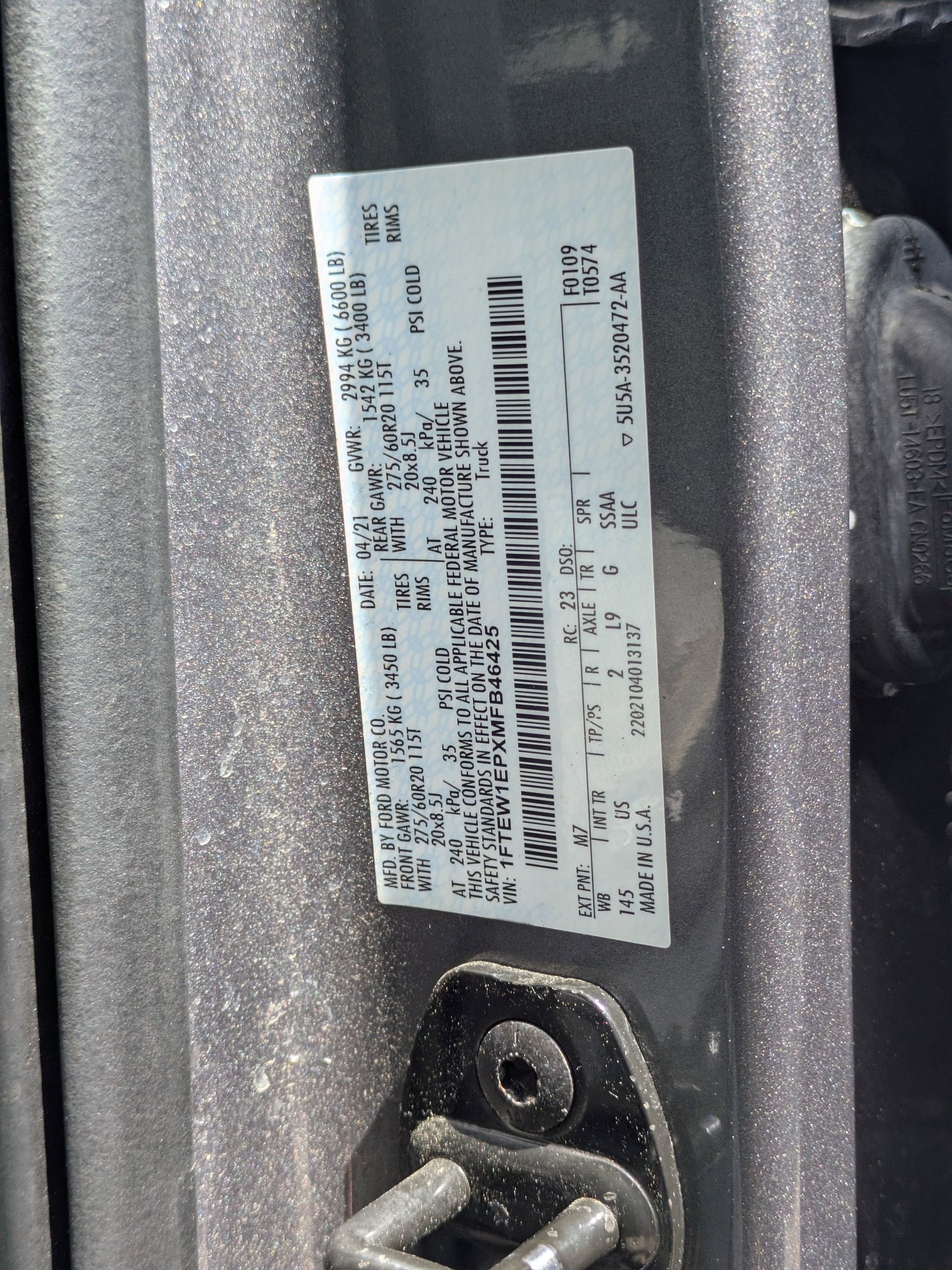 2021 Ford F-150 XLT