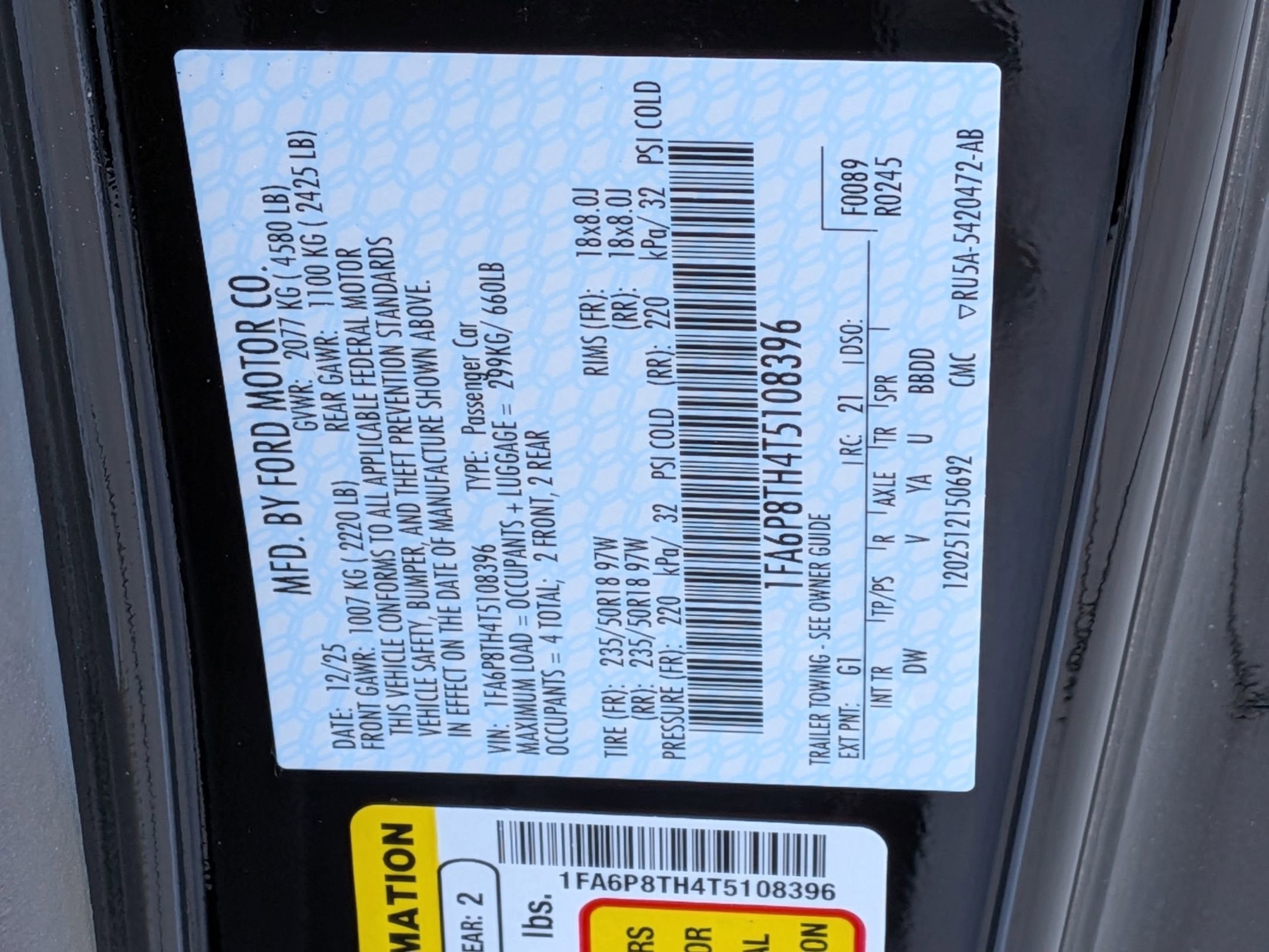 2026 Ford Mustang EcoBoost