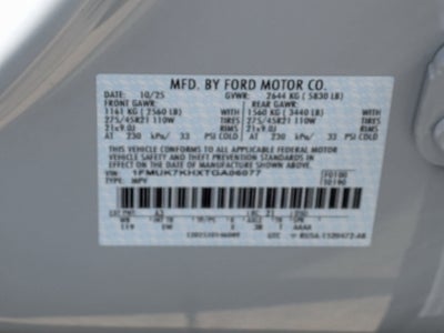 2026 Ford Explorer ST-Line - Crossroads Courtesy Demo