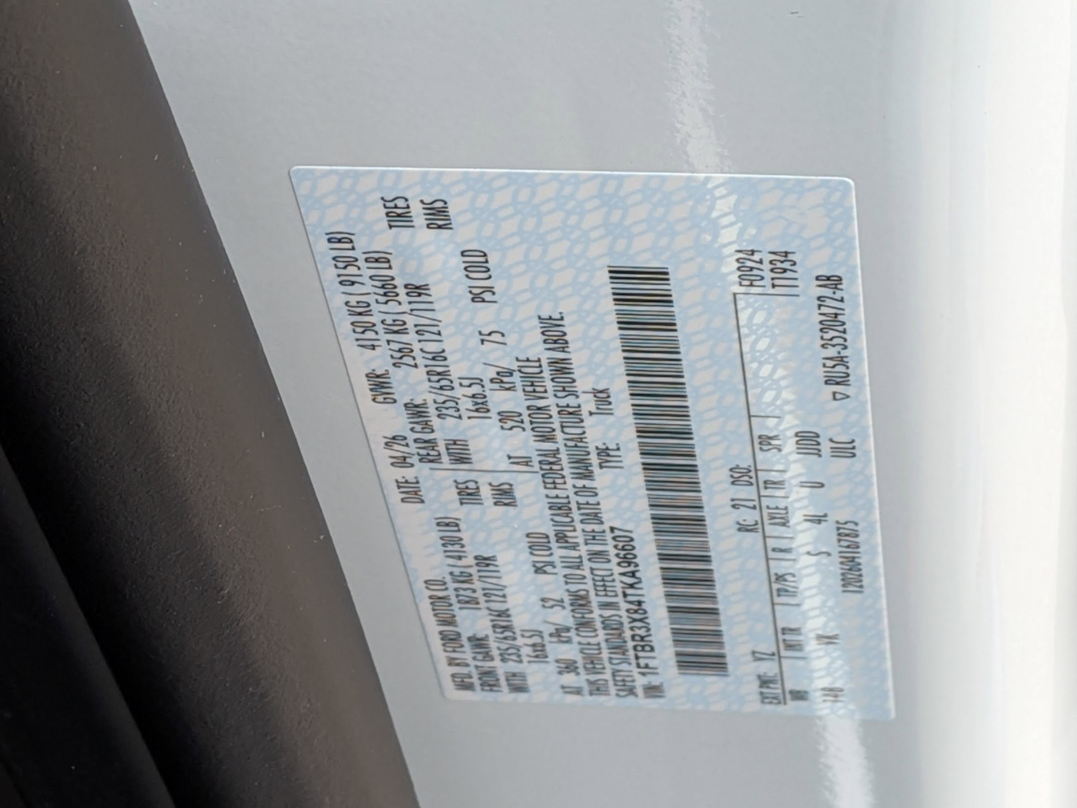 2026 Ford Transit Cargo Van Base