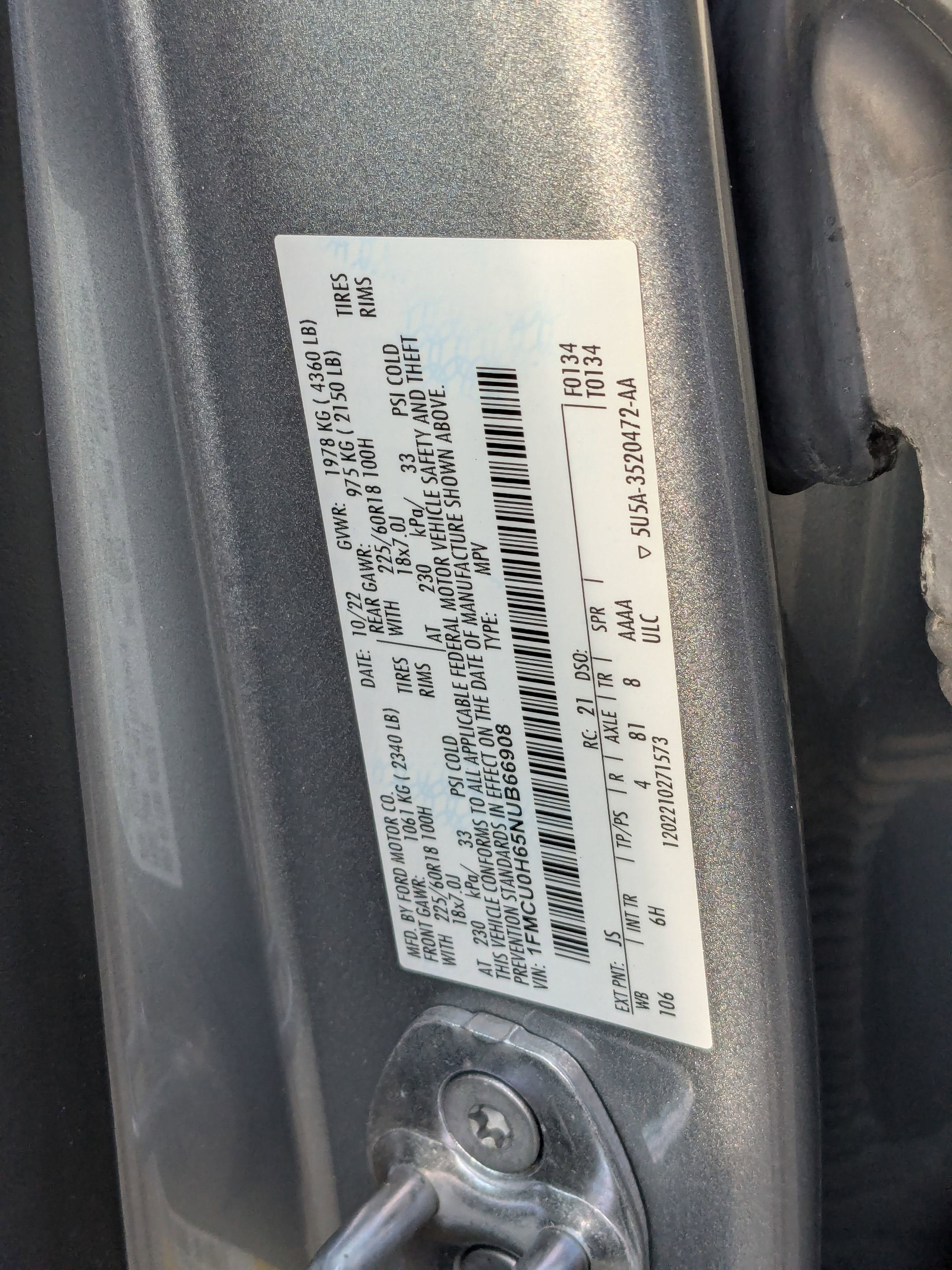 2022 Ford Escape SEL