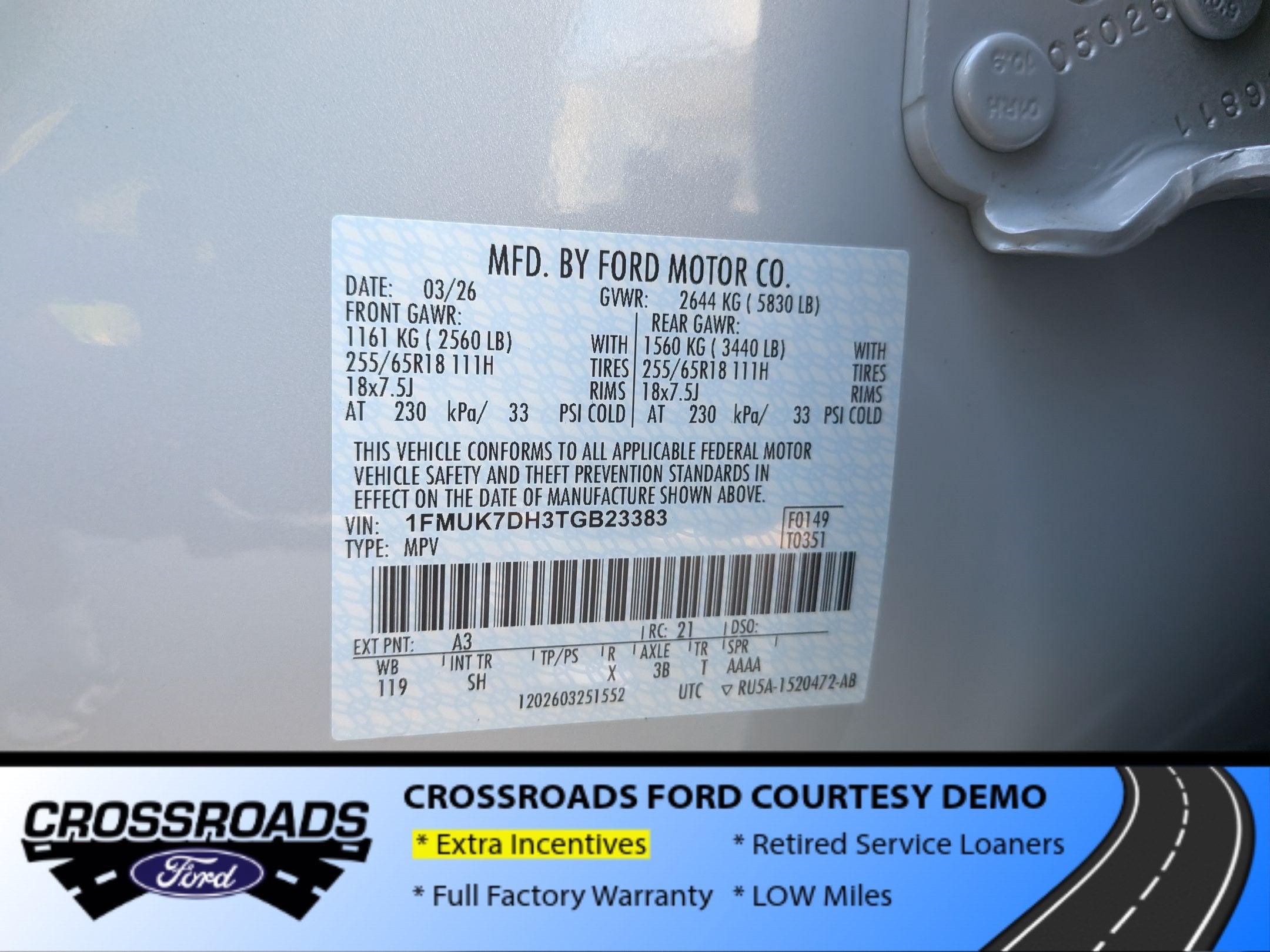 2026 Ford Explorer Active - Crossroads Courtesy Demo
