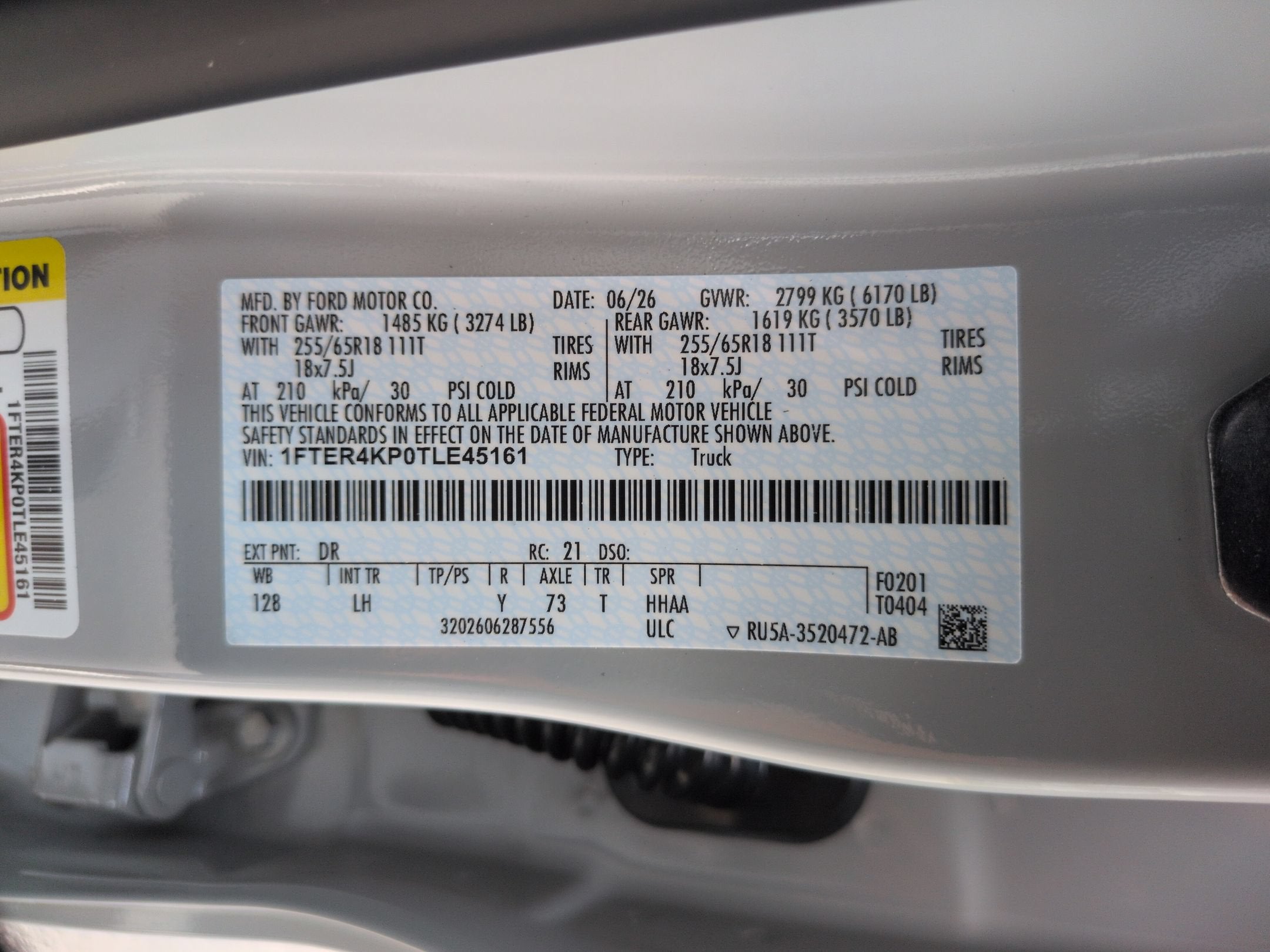 2026 Ford Ranger LARIAT
