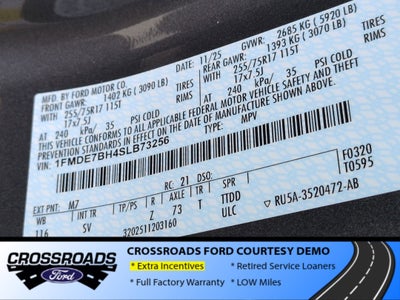 2025 Ford Bronco Big Bend - Crossroads Courtesy Demo