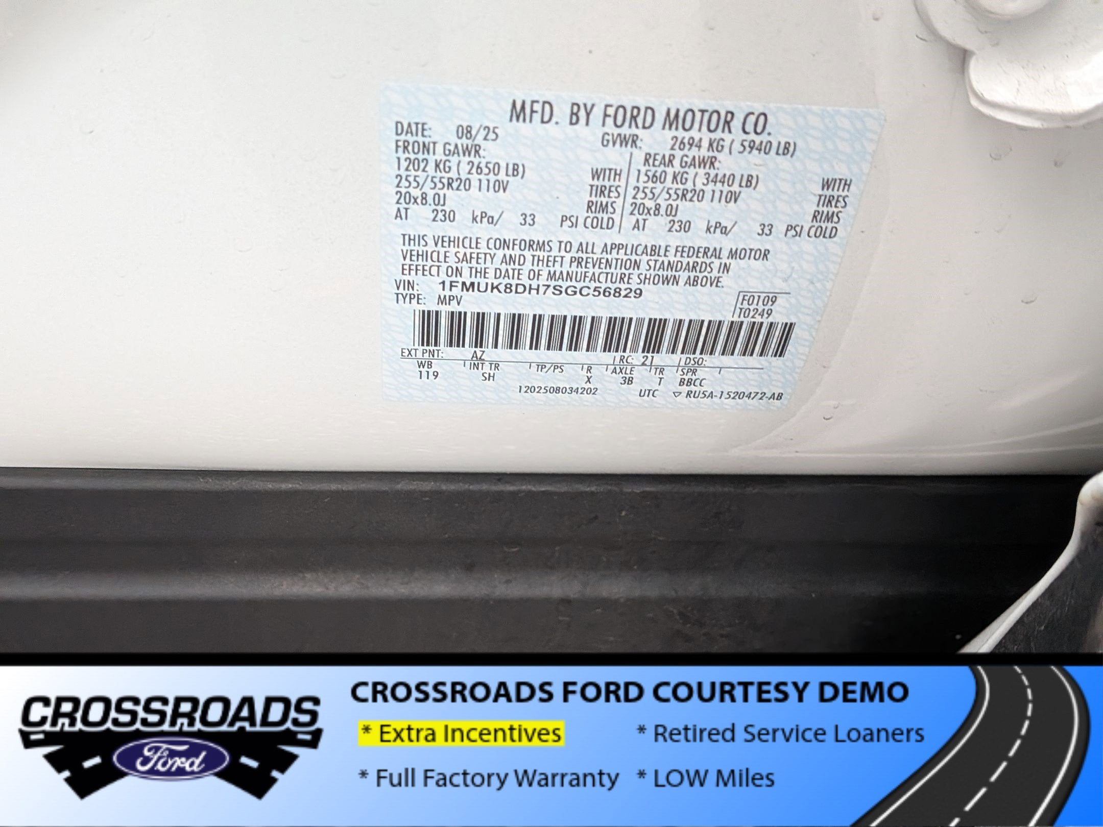 2025 Ford Explorer Active - Crossroads Courtesy Demo