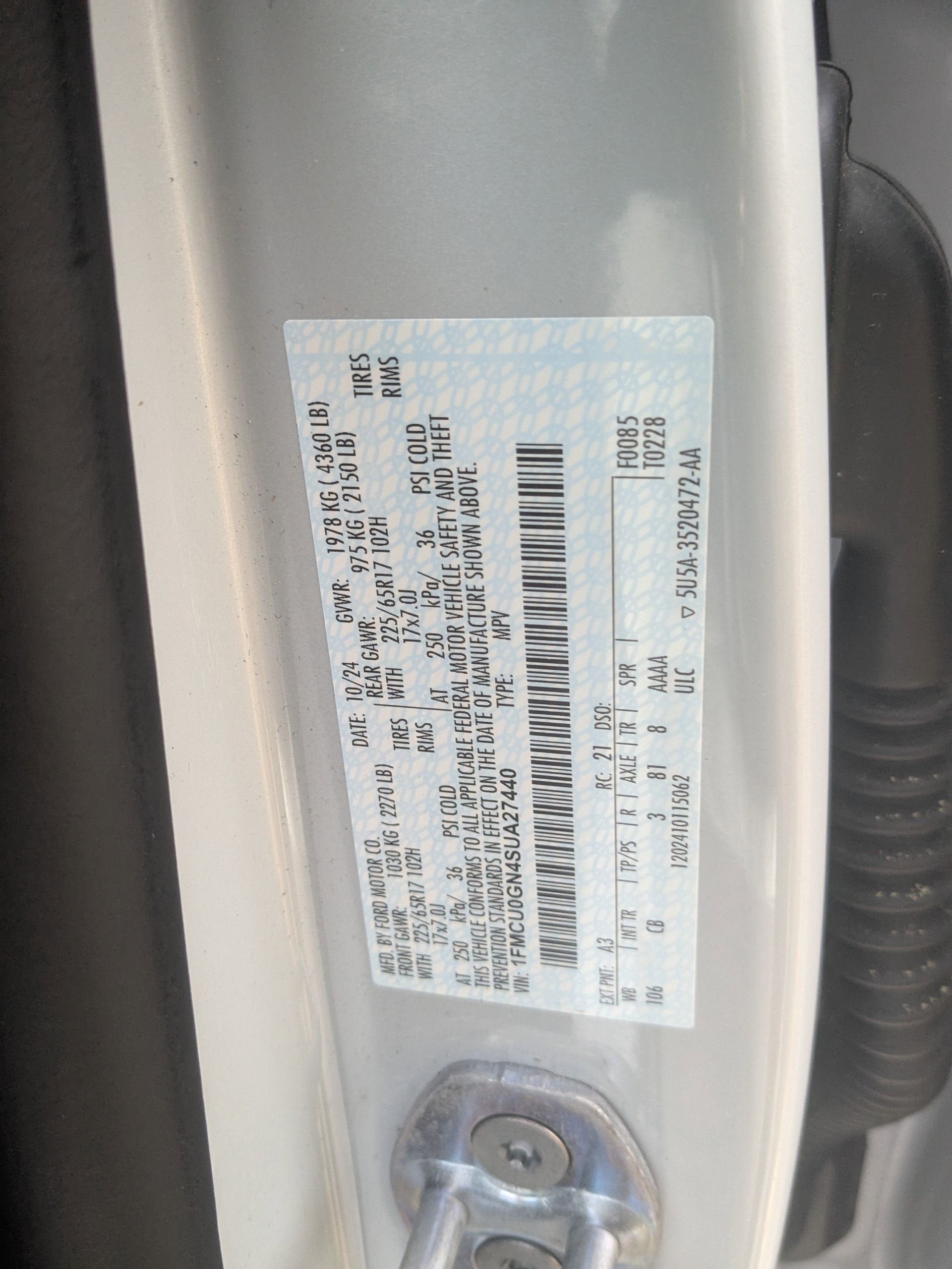 2025 Ford Escape Active