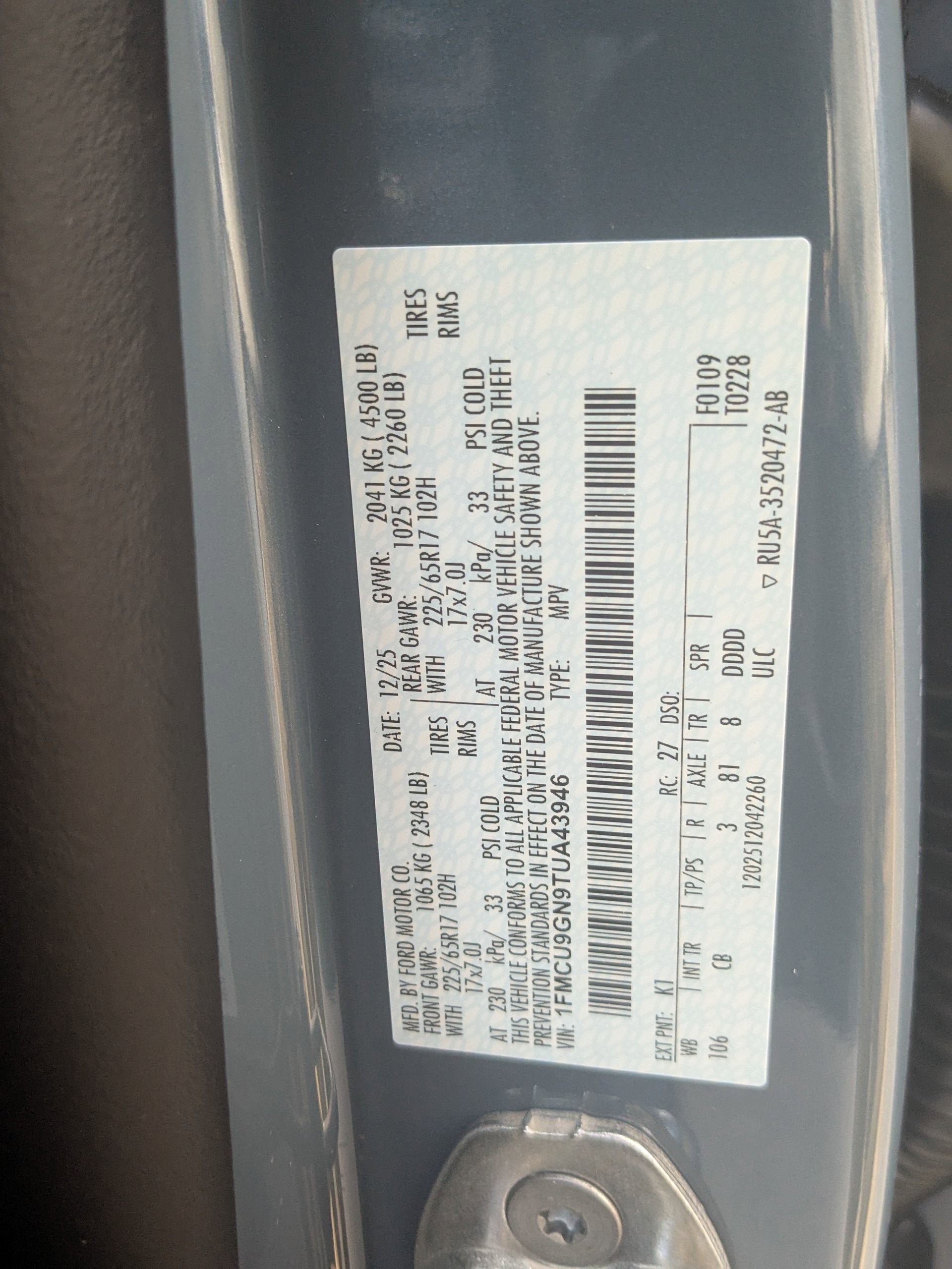 2026 Ford Escape Active