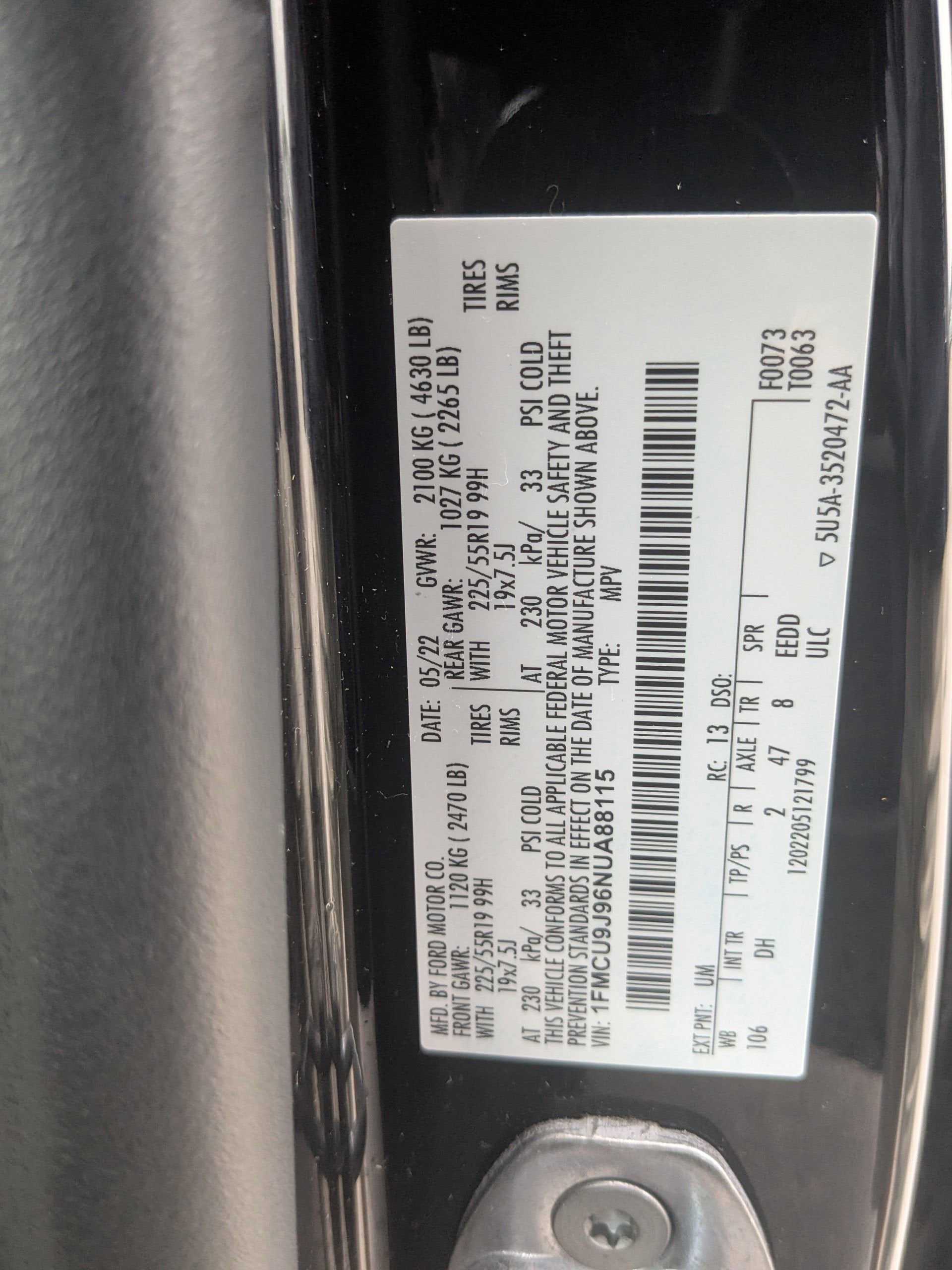 2022 Ford Escape Titanium