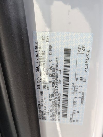 2025 Ford Transit Cargo Van Base