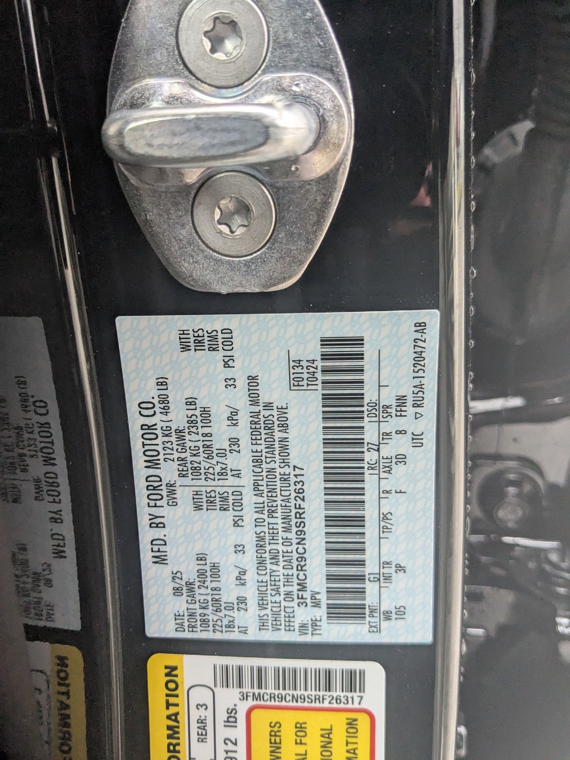 2025 Ford Bronco Sport Outer Banks