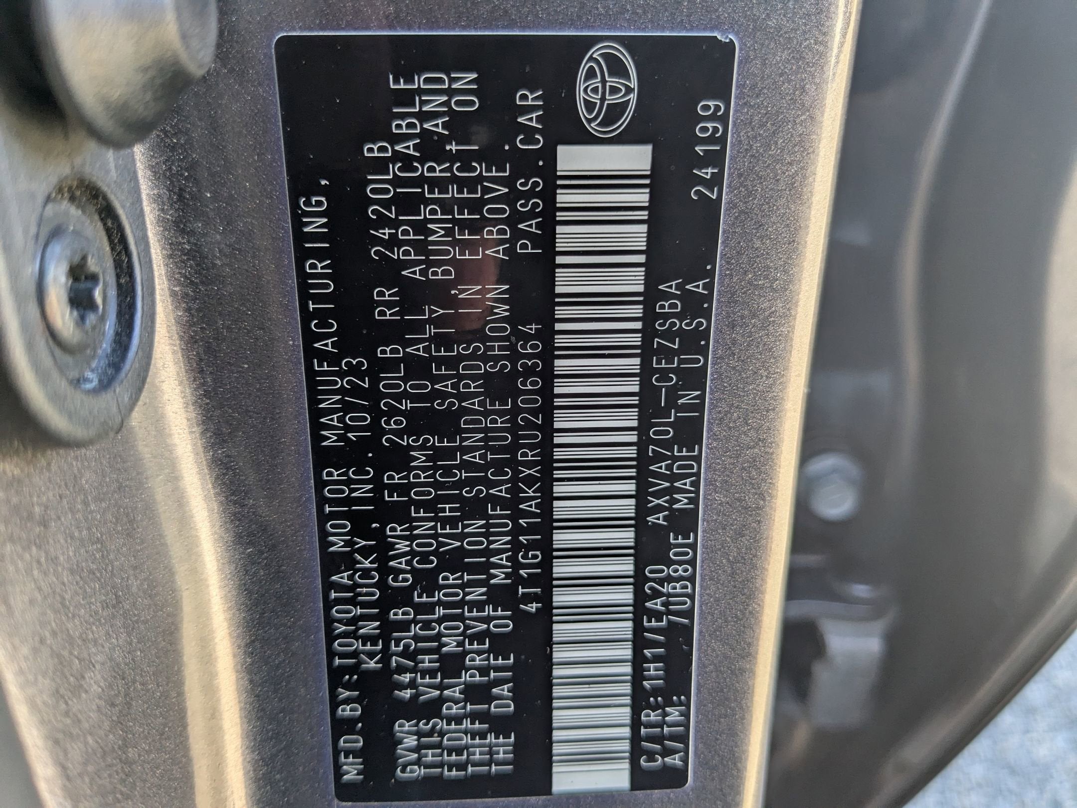 2024 Toyota Camry SE