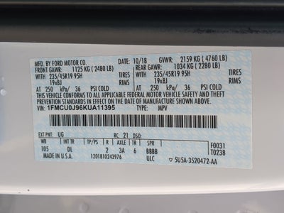 2019 Ford Escape Titanium