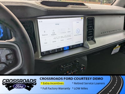 2025 Ford Bronco Outer Banks - Crossroads Courtesy Demo