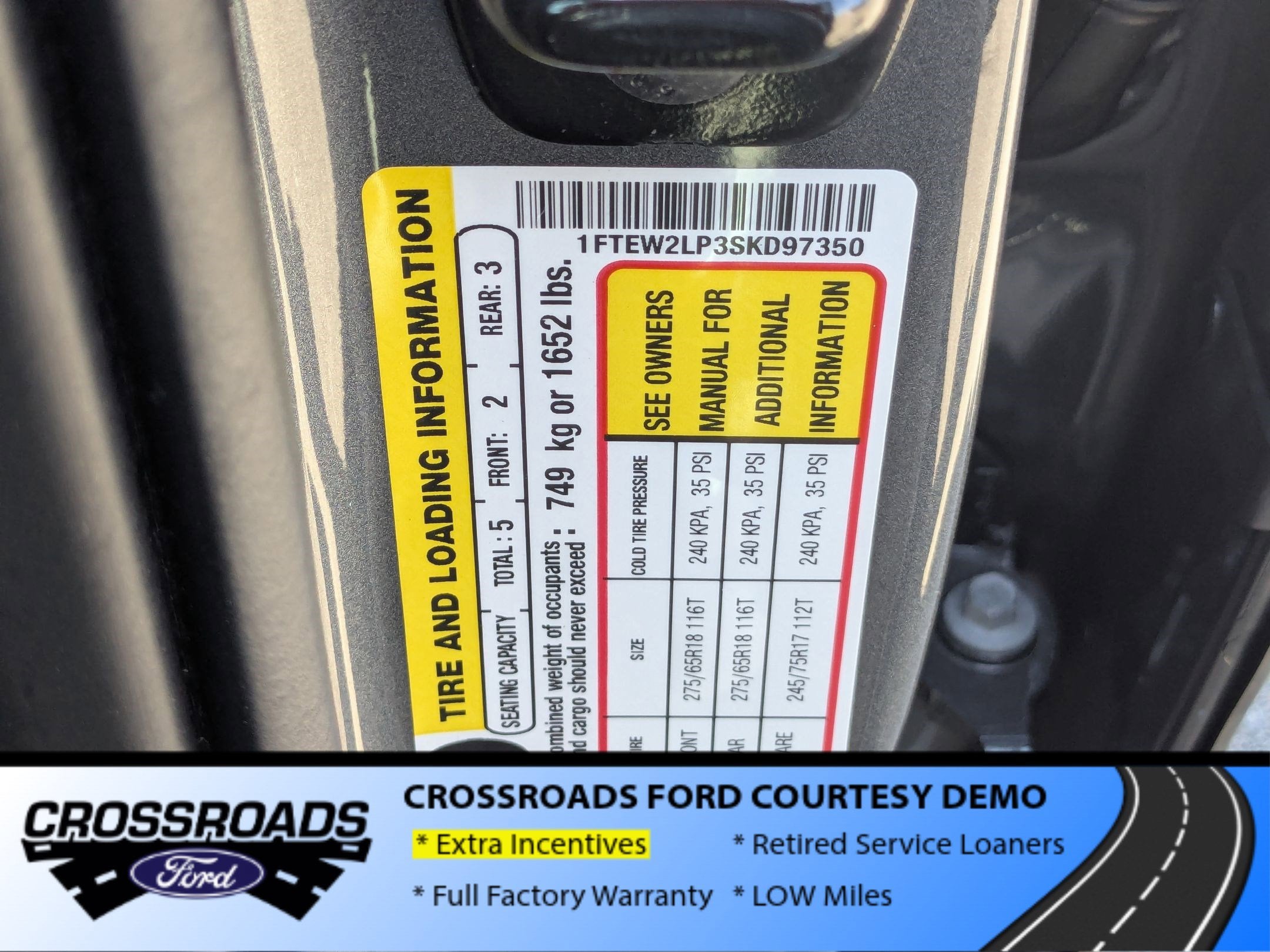 2025 Ford F-150 STX - Crossroads Courtesy Demo