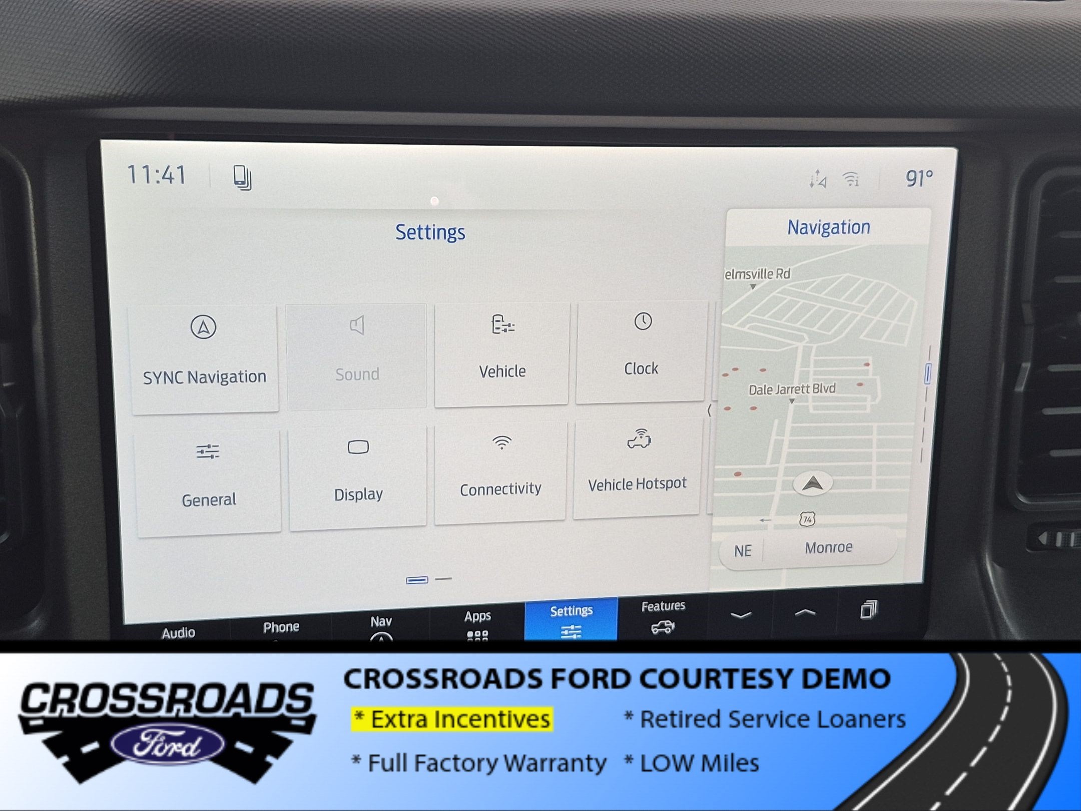2026 Ford Bronco Big Bend - Crossroads Courtesy Demo