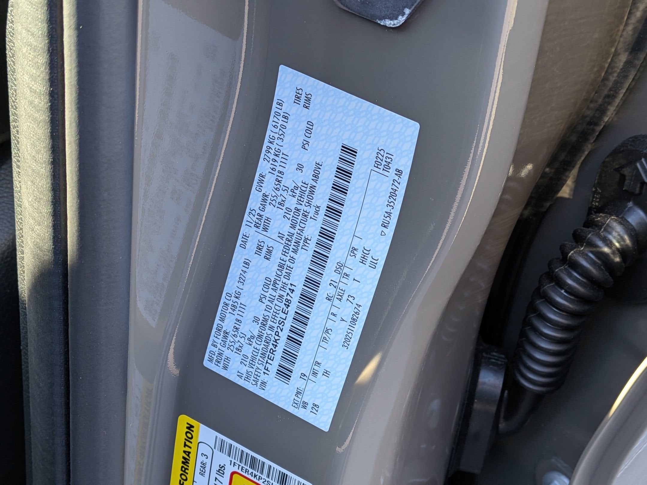 2025 Ford Ranger LARIAT