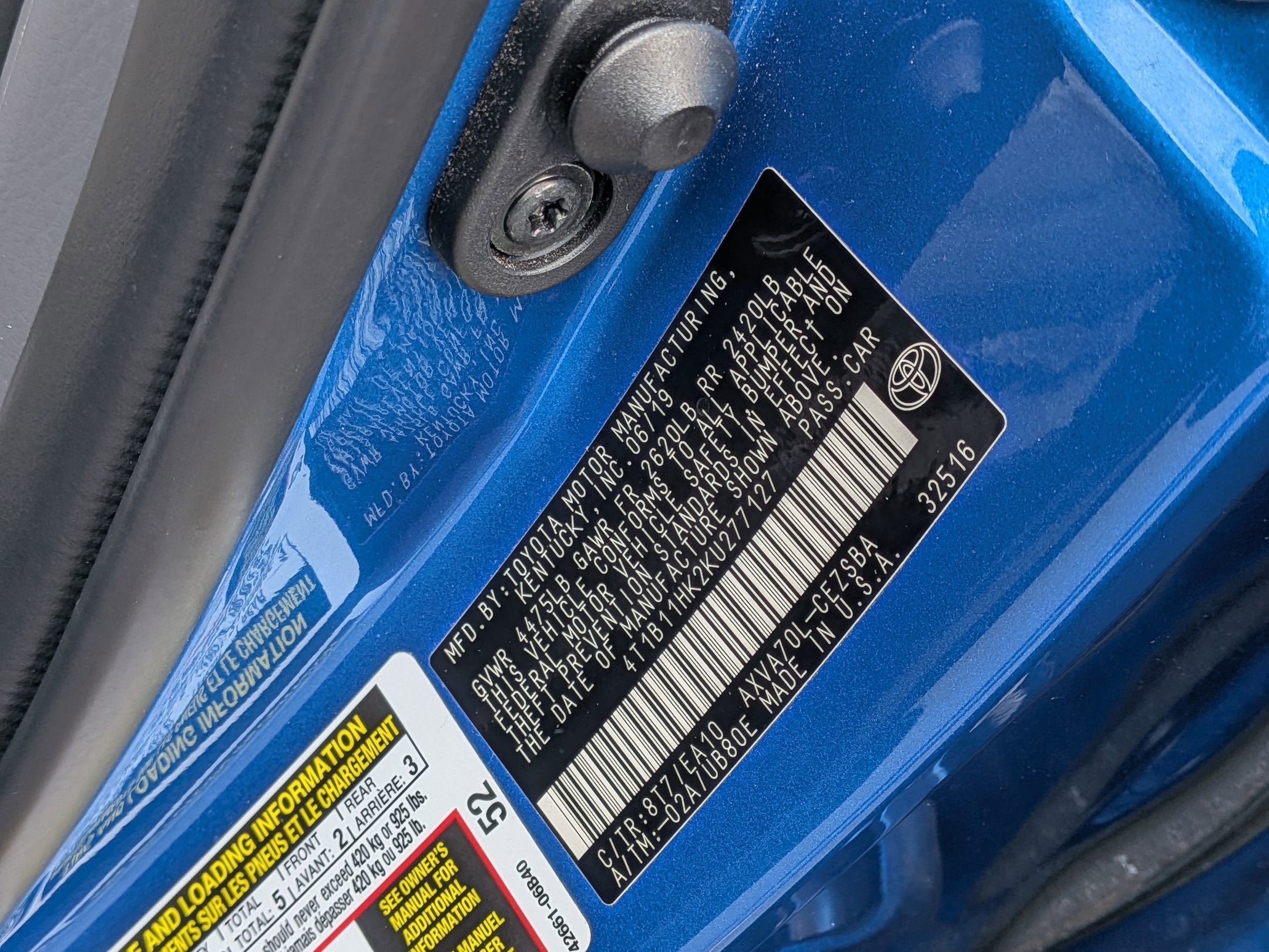 2019 Toyota Camry SE