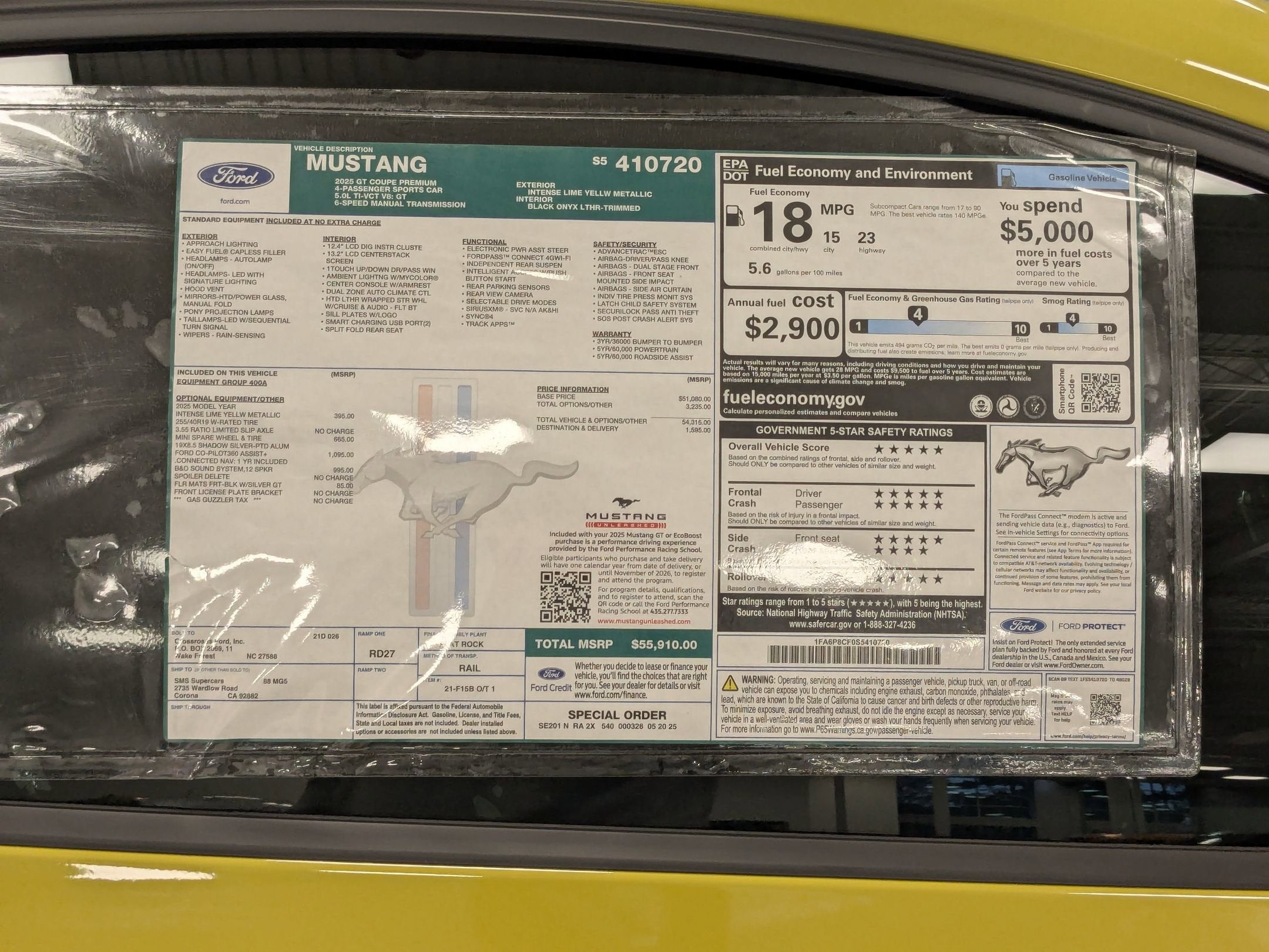 2025 Ford Mustang GT Premium