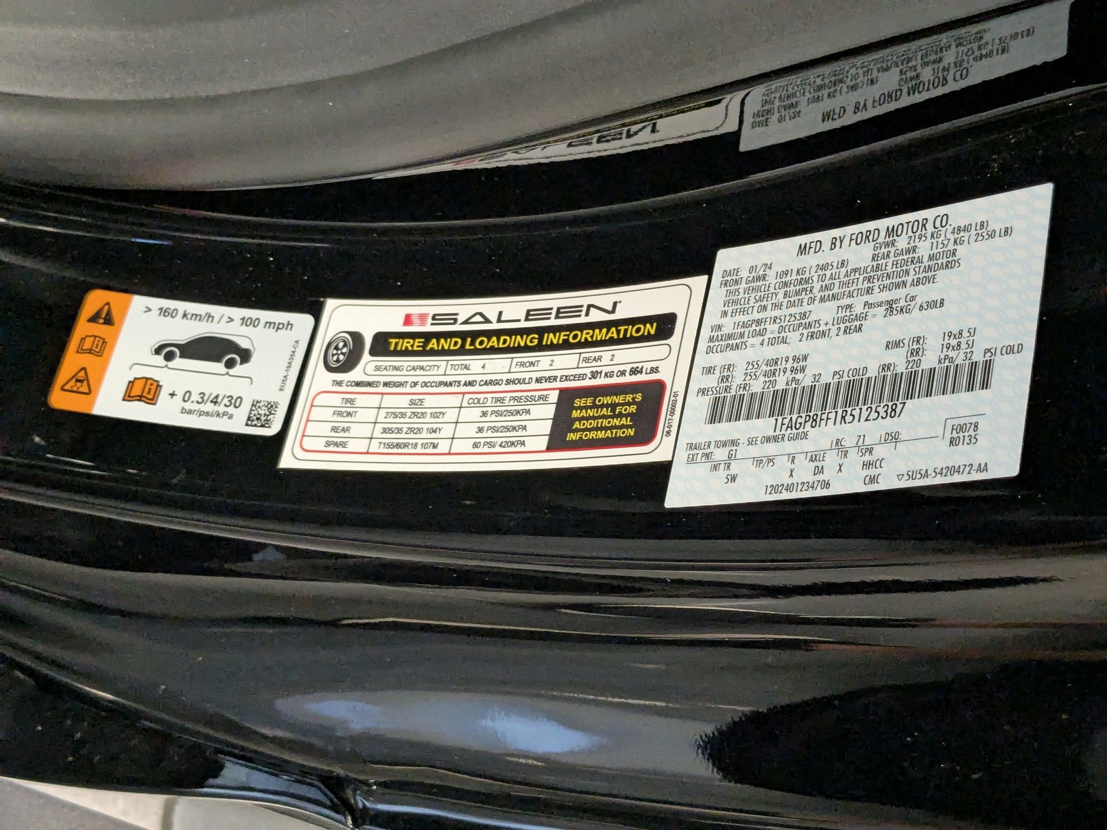 2024 Ford Mustang Saleen Yellow Label Convertible