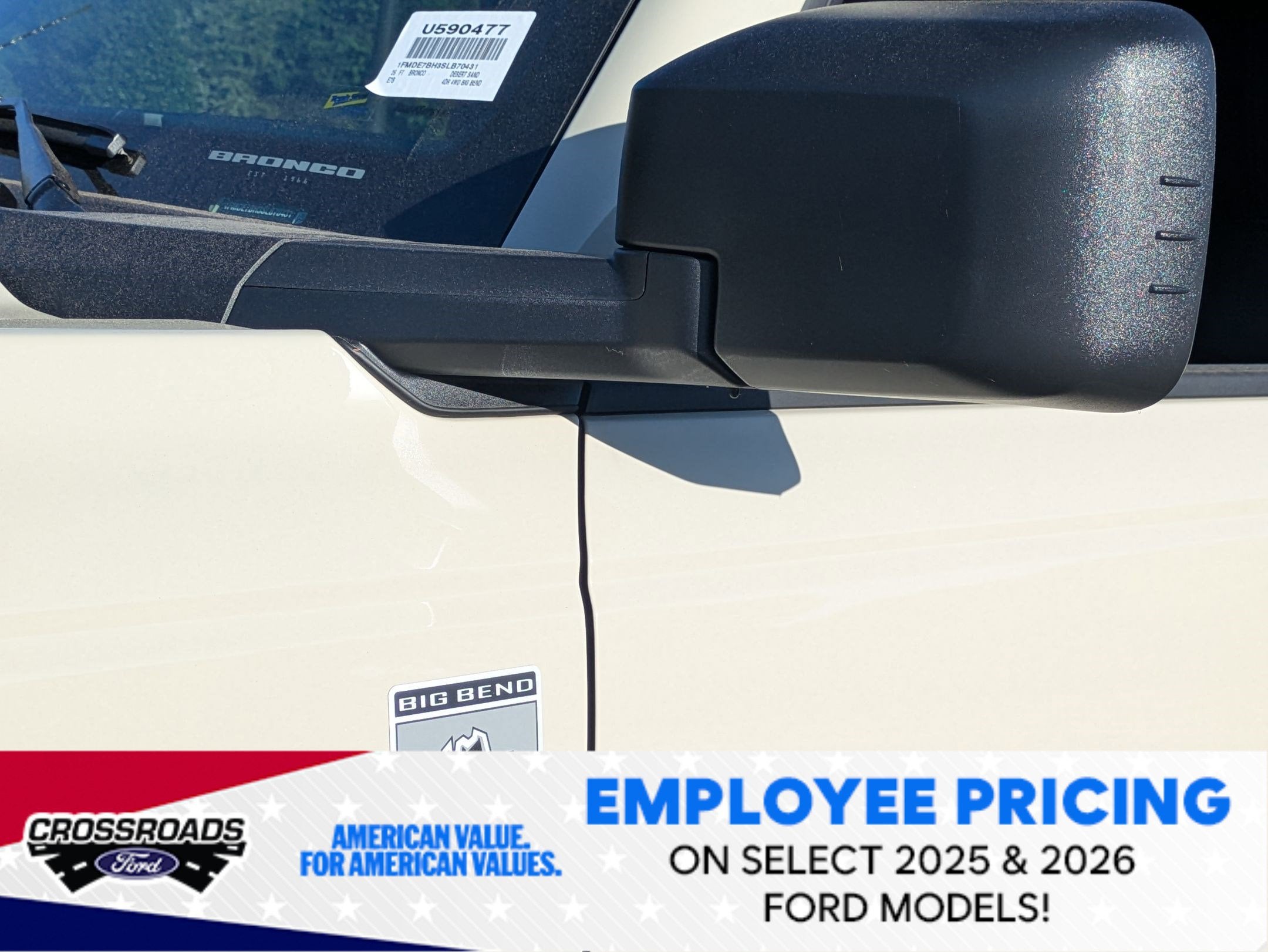 2025 Ford Bronco Big Bend - Crossroads Courtesy Demo