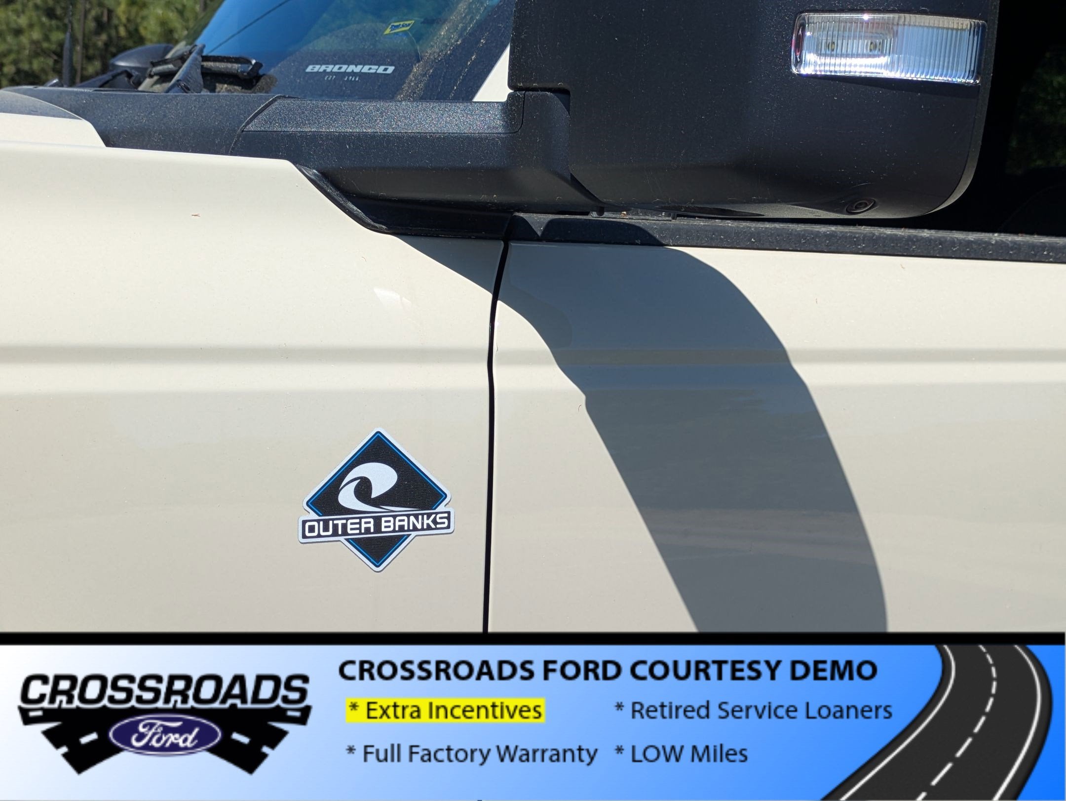 2025 Ford Bronco Outer Banks - Crossroads Courtesy Demo