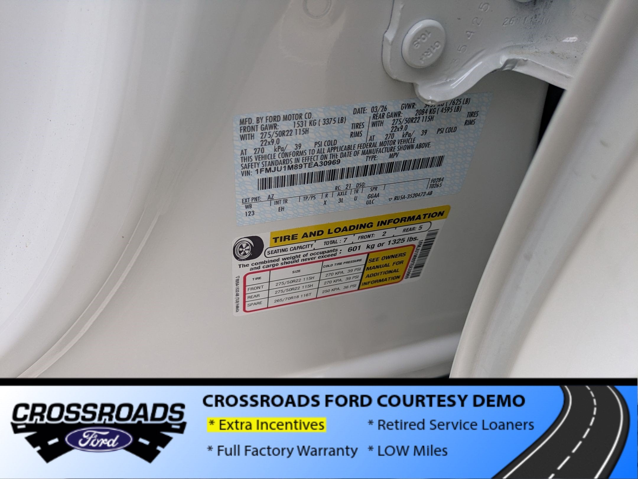 2026 Ford Expedition Platinum - Crossroads Courtesy Demo