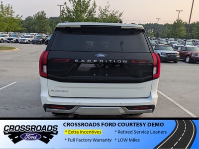2026 Ford Expedition Platinum - Crossroads Courtesy Demo