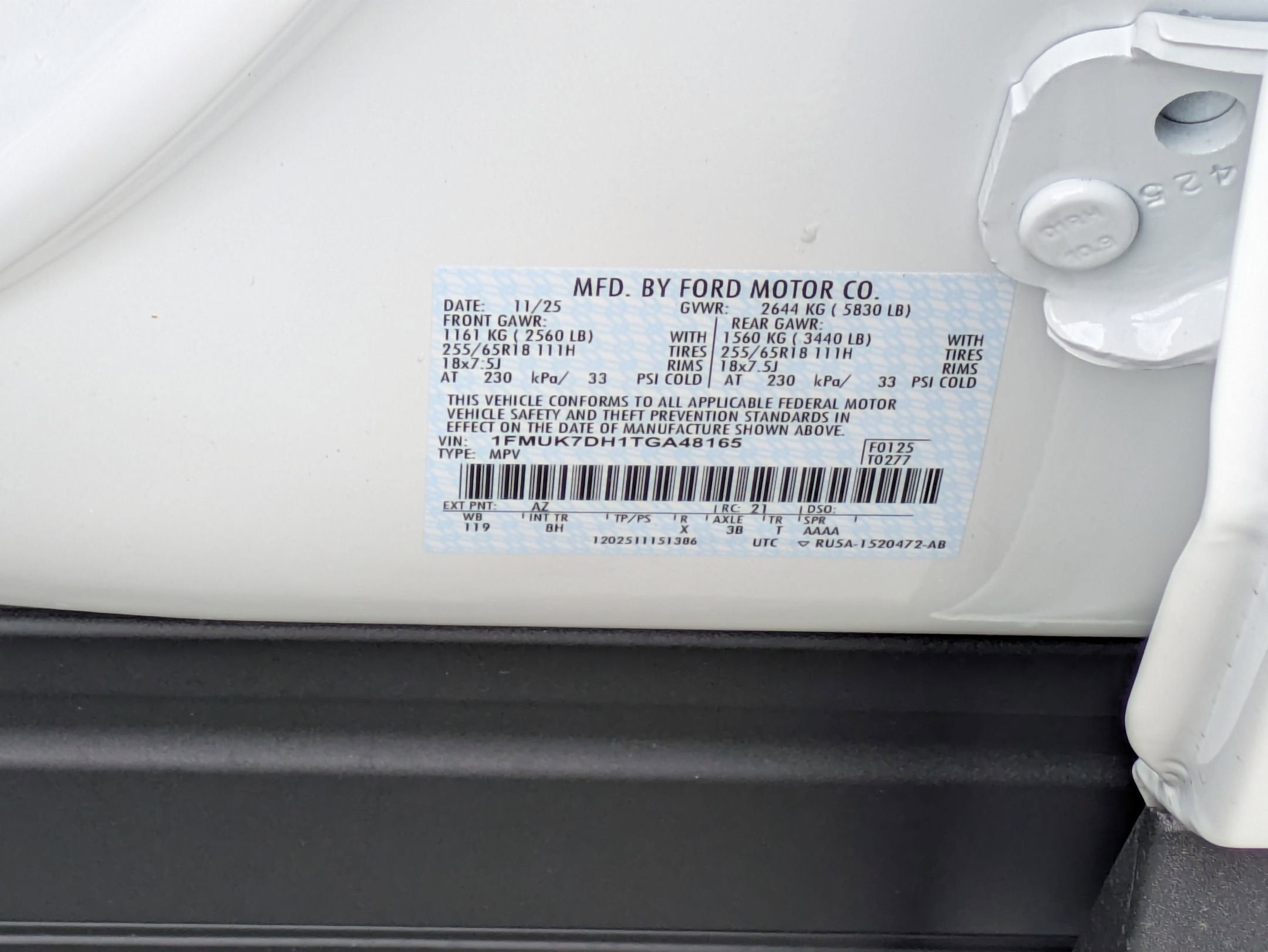 2026 Ford Explorer Active w/100A Pkg