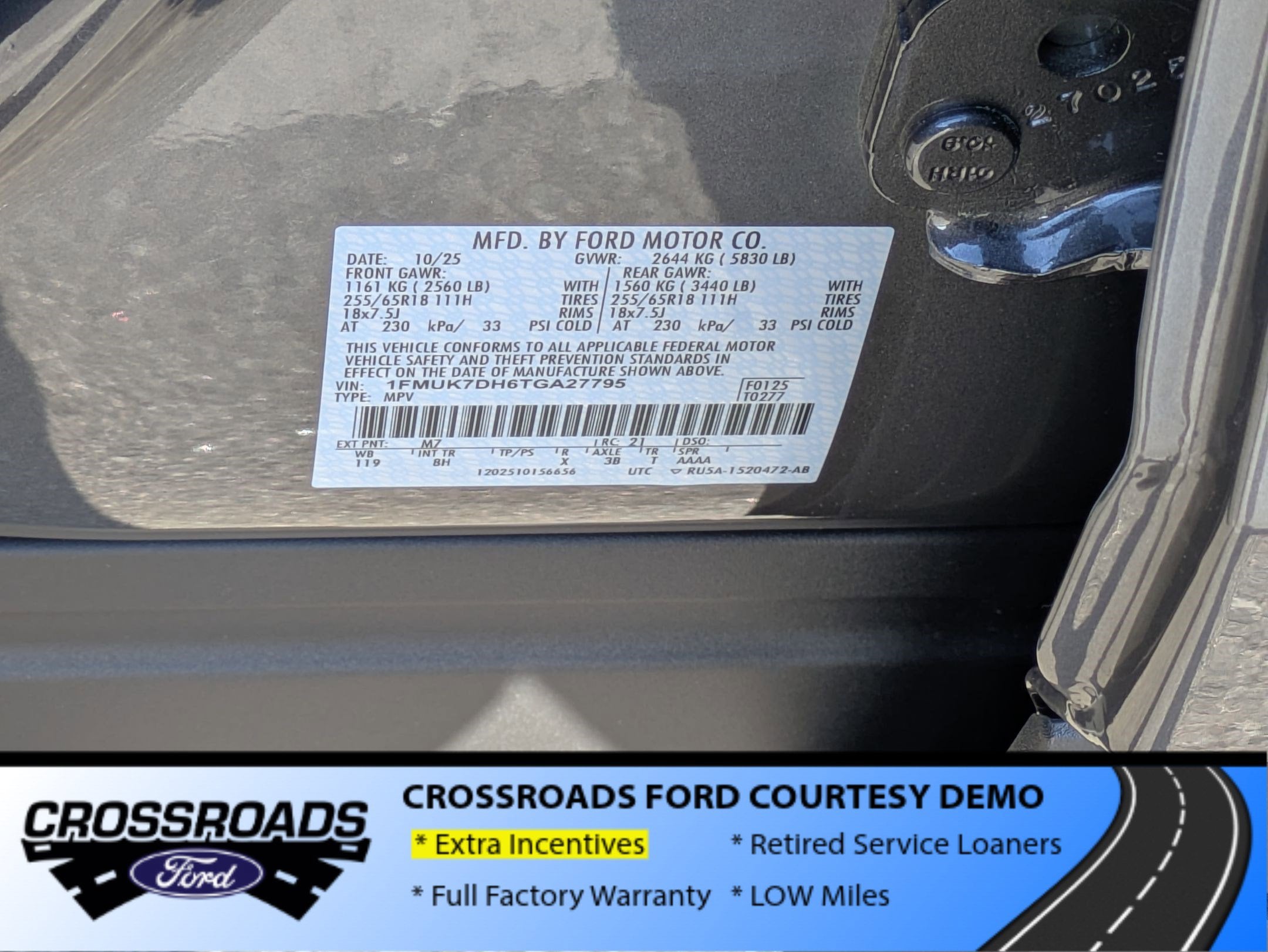 2026 Ford Explorer Active w/100A Pkg - Crossroads Courtesy Demo