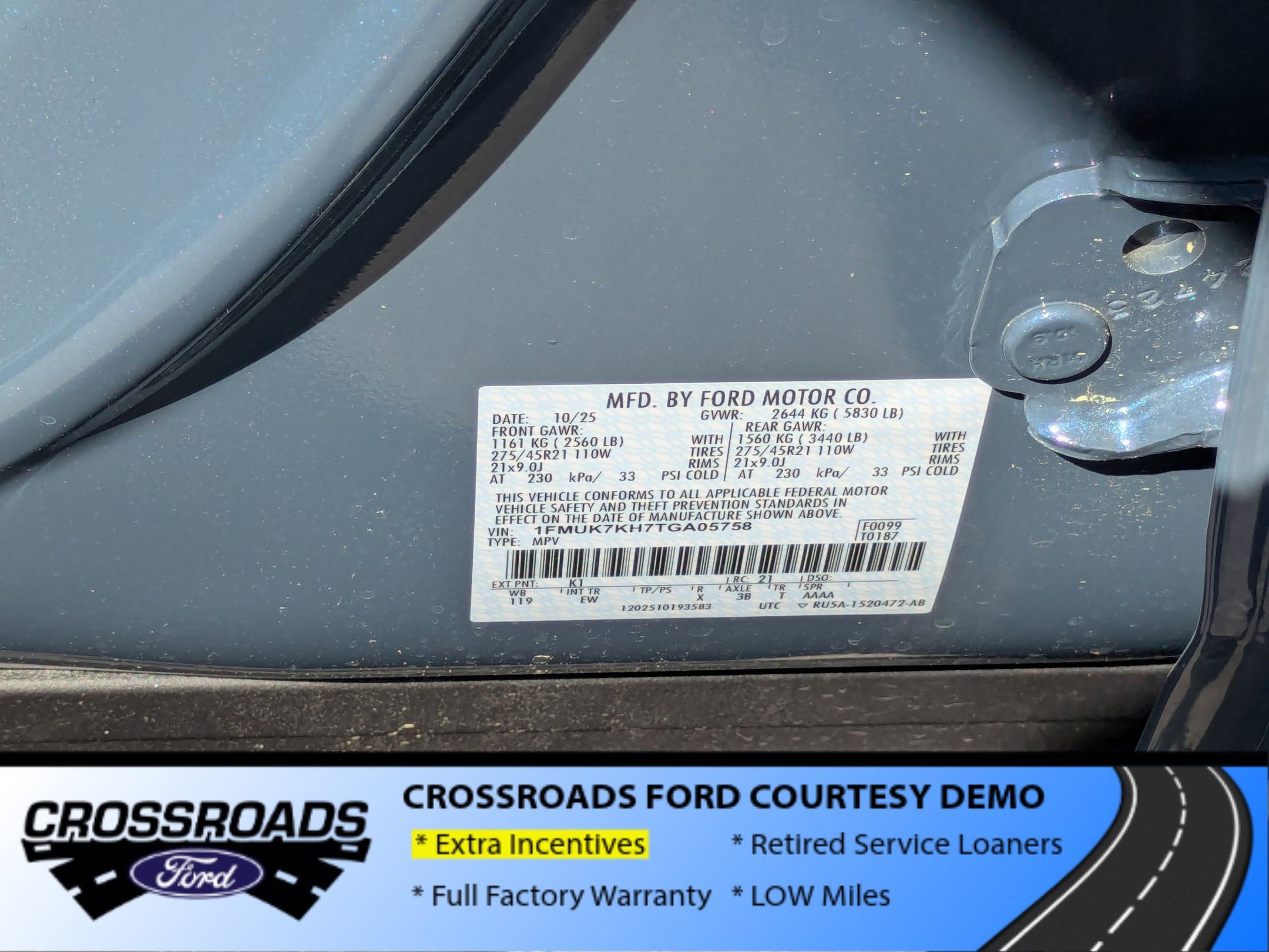 2026 Ford Explorer ST-Line - Crossroads Courtesy Demo