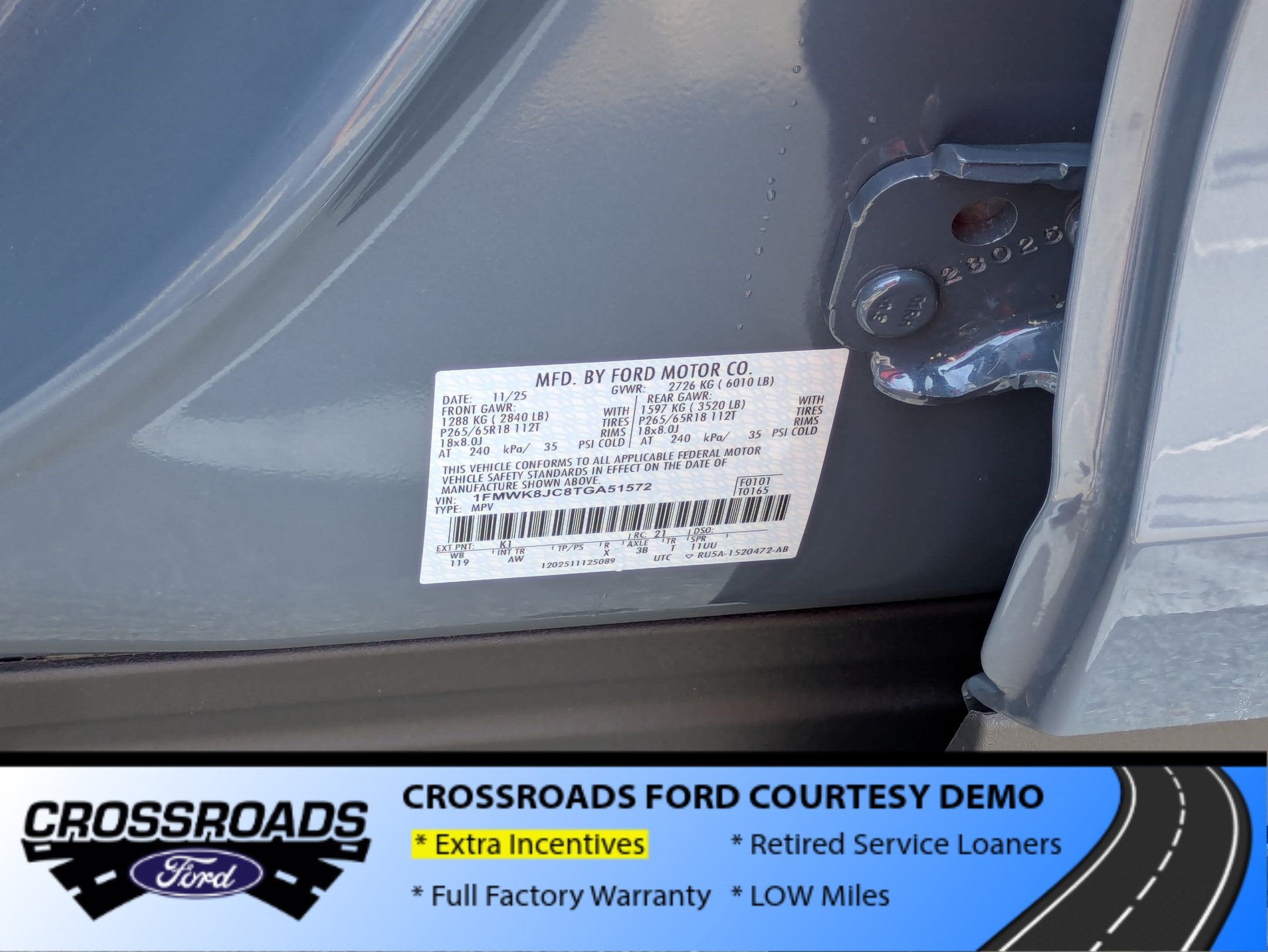 2026 Ford Explorer Tremor - Crossroads Courtesy Demo