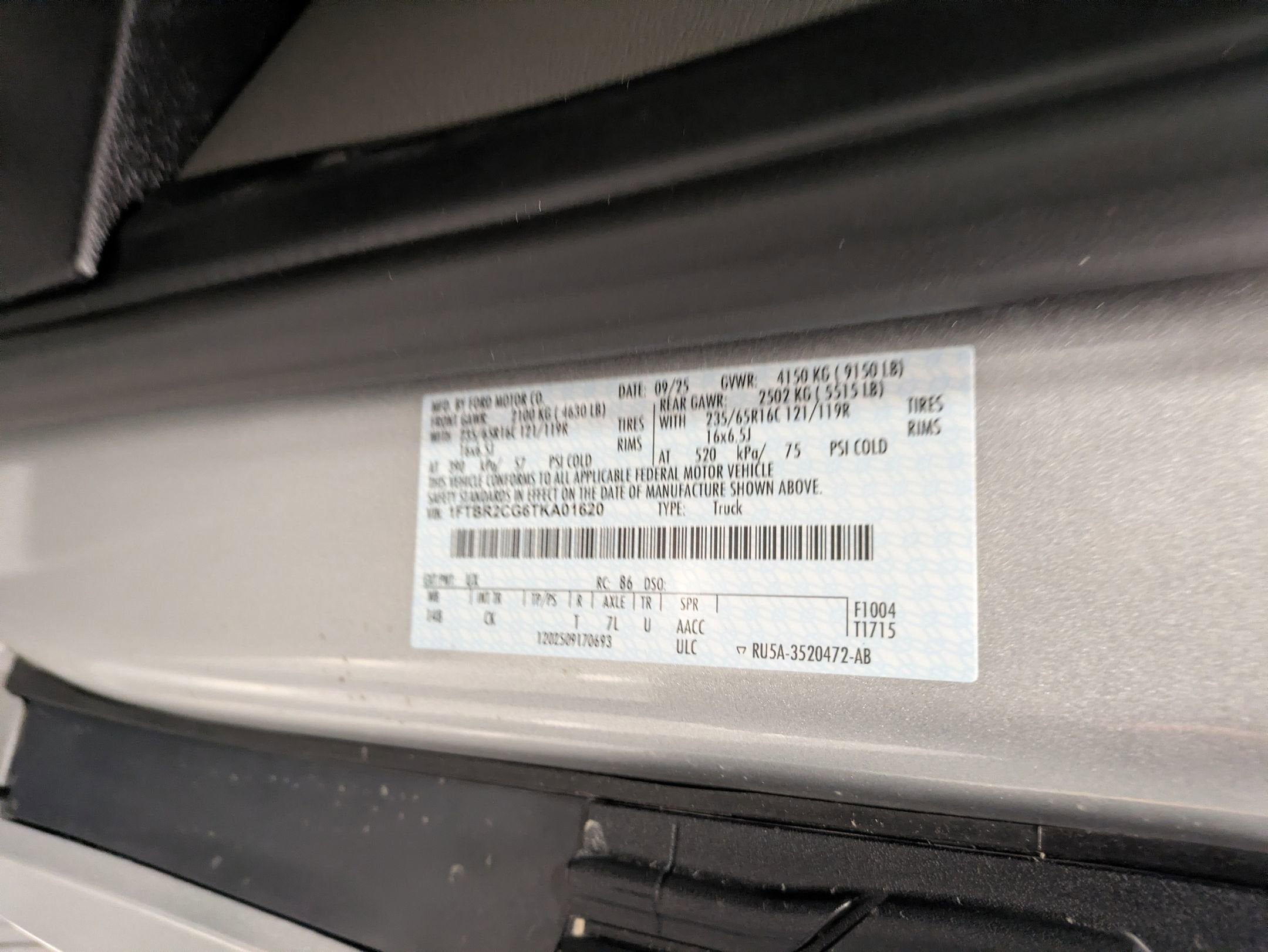 2026 Ford Transit Explorer Conversion 9 Passenger T-250 148" Med Rf 9150 GVWR AWD