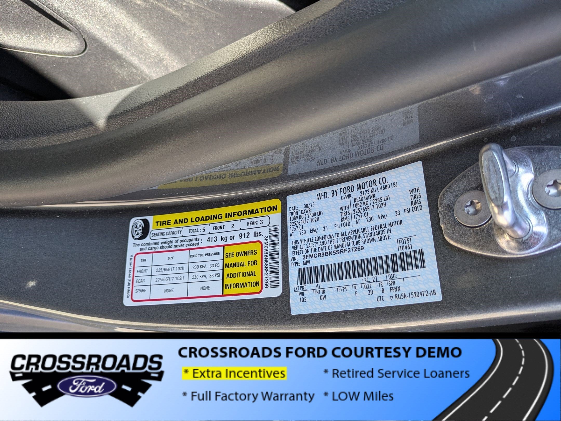 2025 Ford Bronco Sport Big Bend - Crossroads Courtesy Demo