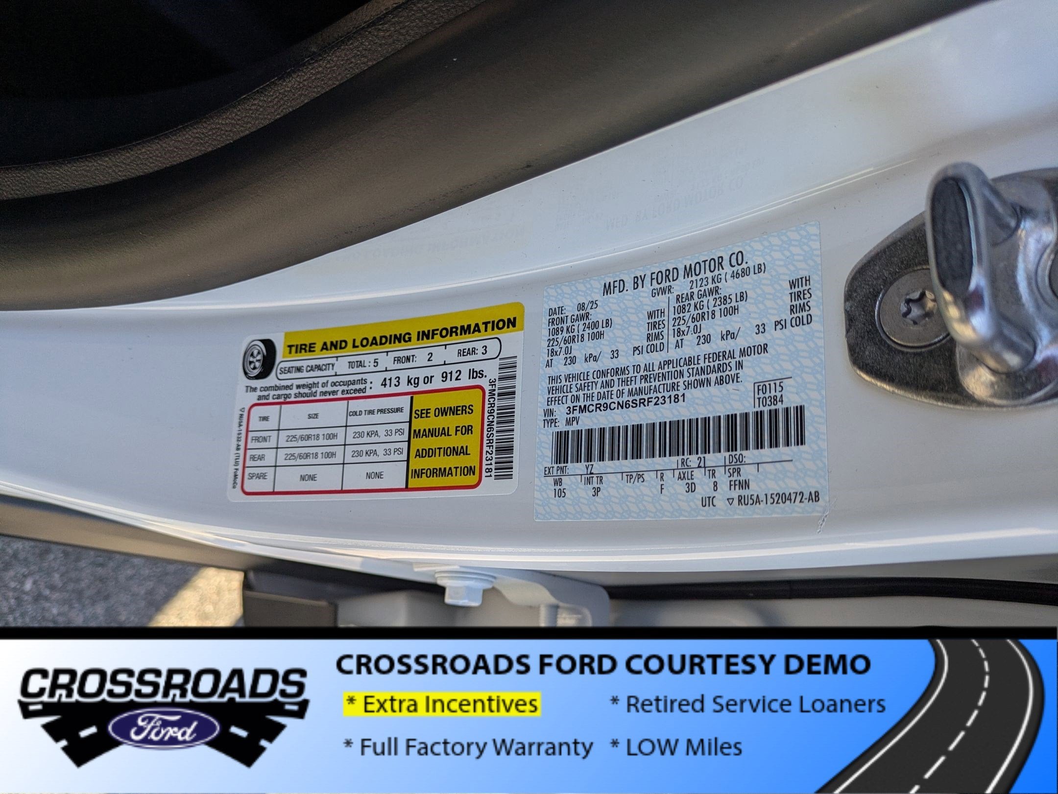 2025 Ford Bronco Sport Outer Banks - Crossroads Courtesy Demo