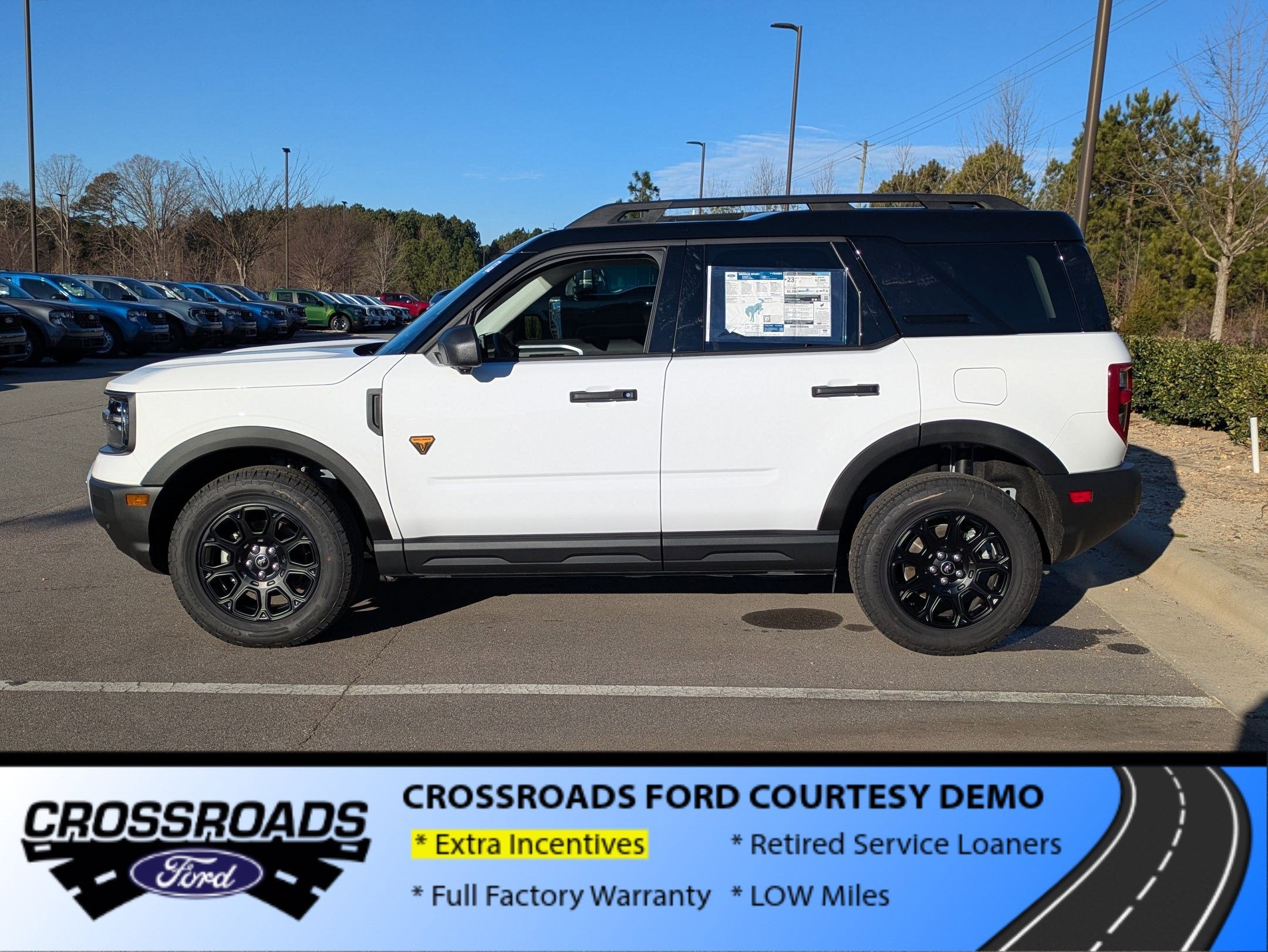 2025 Ford Bronco Sport Badlands - Crossroads Courtesy Demo