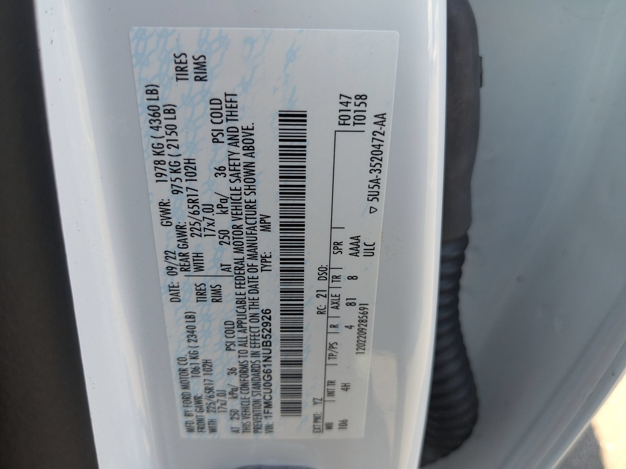 2022 Ford Escape SE