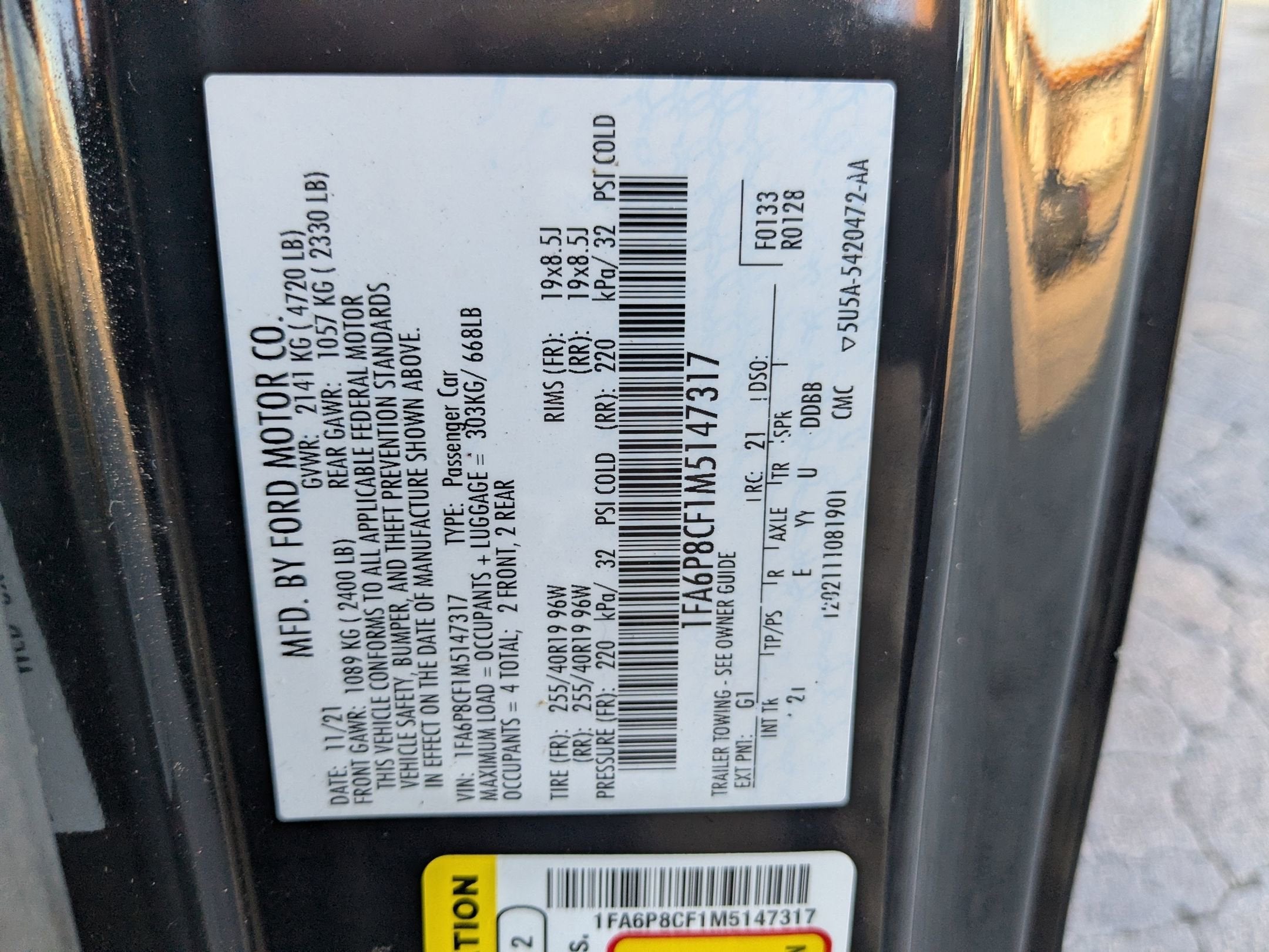 2021 Ford Mustang GT