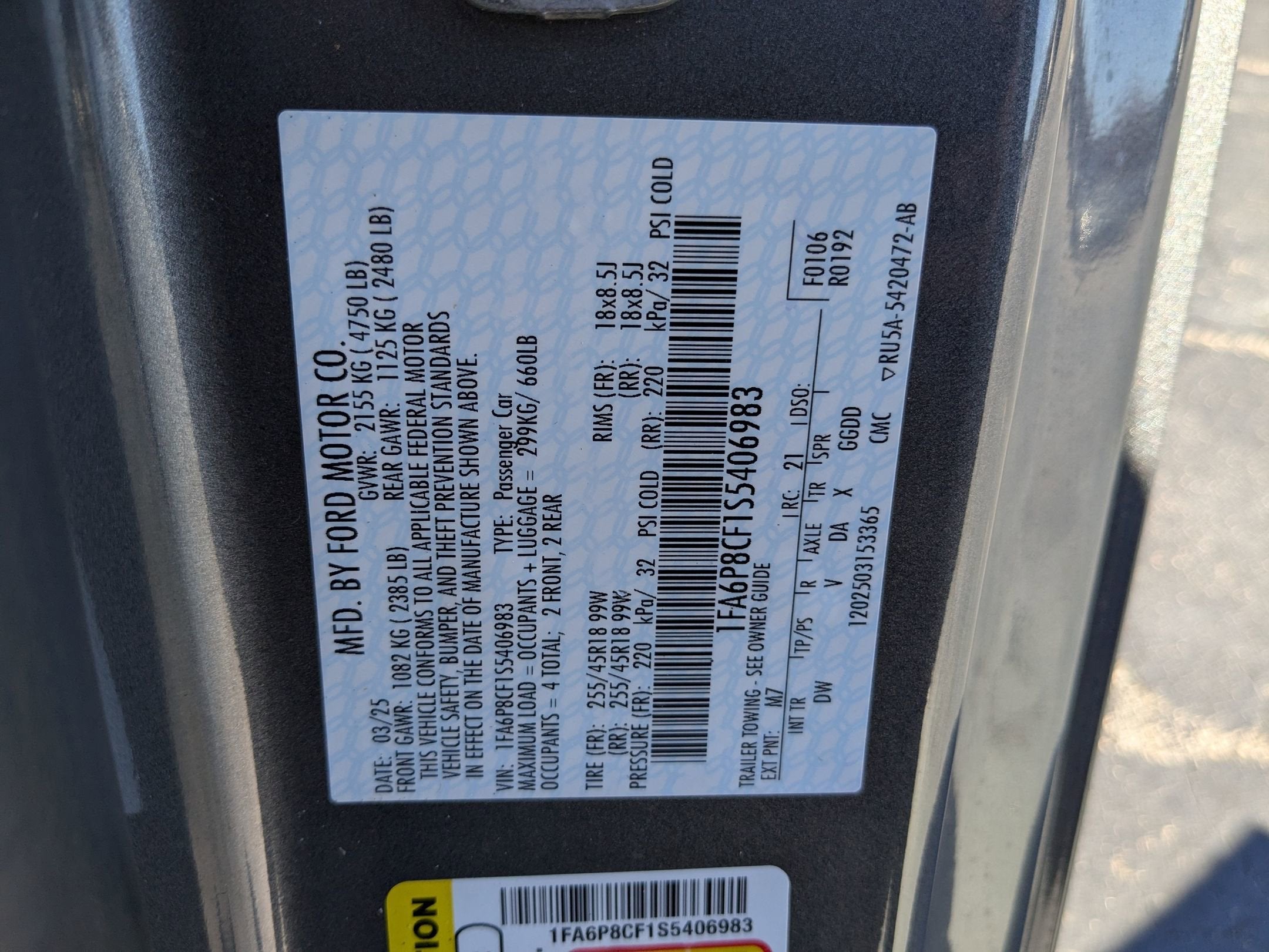 2025 Ford Mustang GT