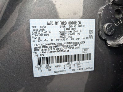 2026 Ford Explorer Platinum