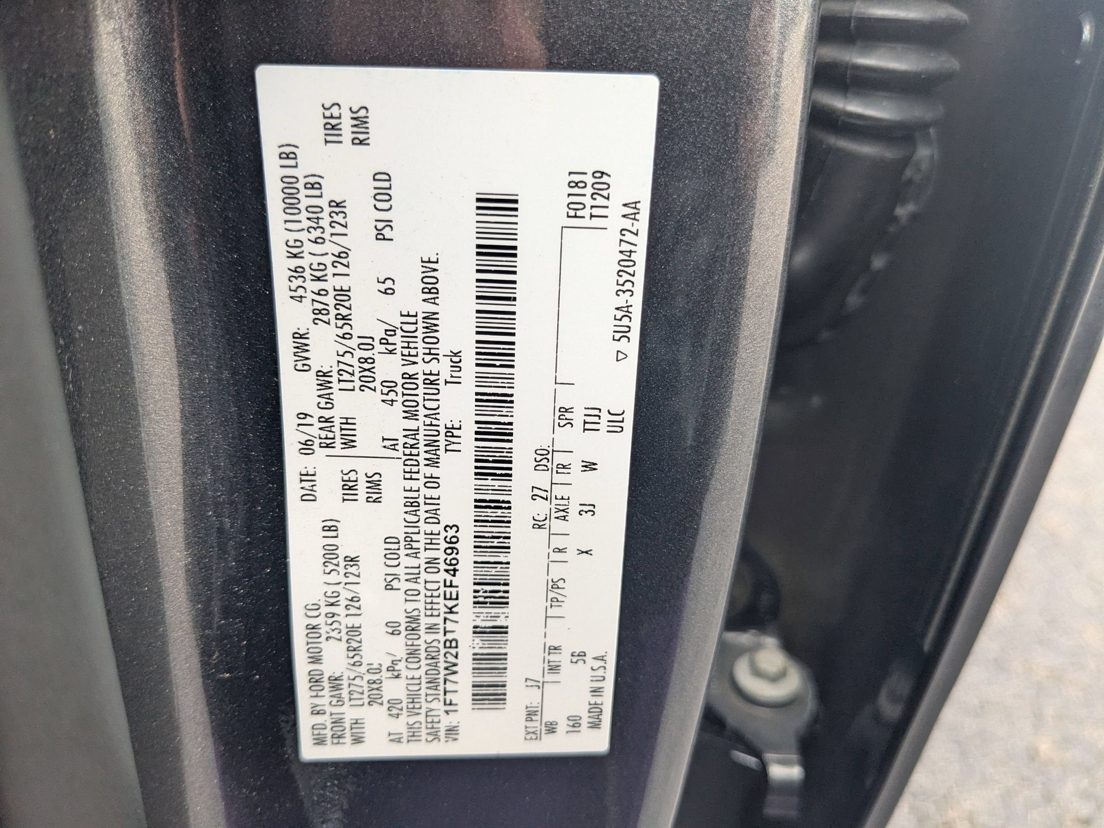 2019 Ford Super Duty F-250 SRW LARIAT