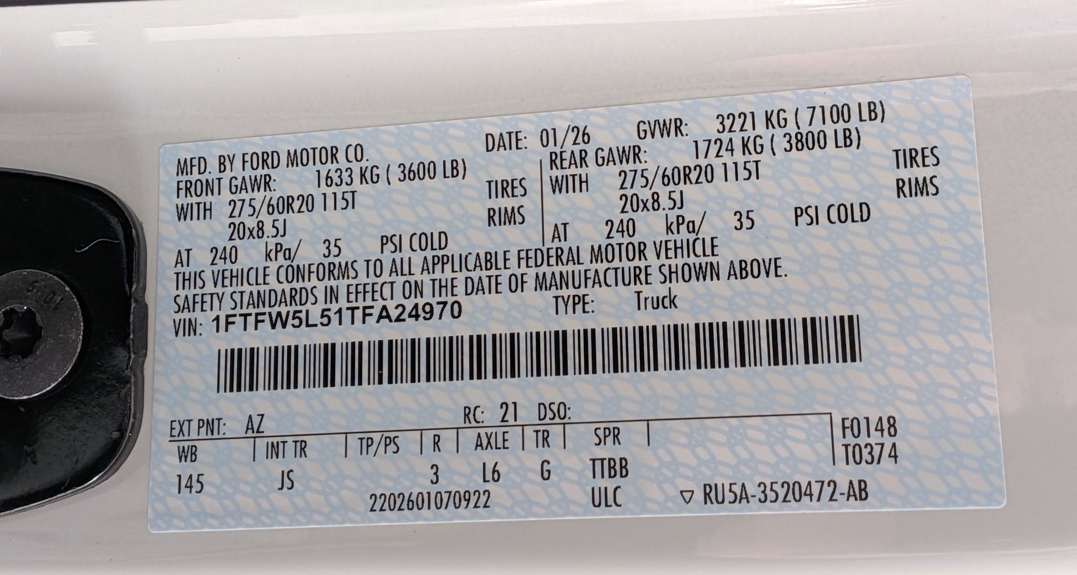 2026 Ford F-150 LARIAT